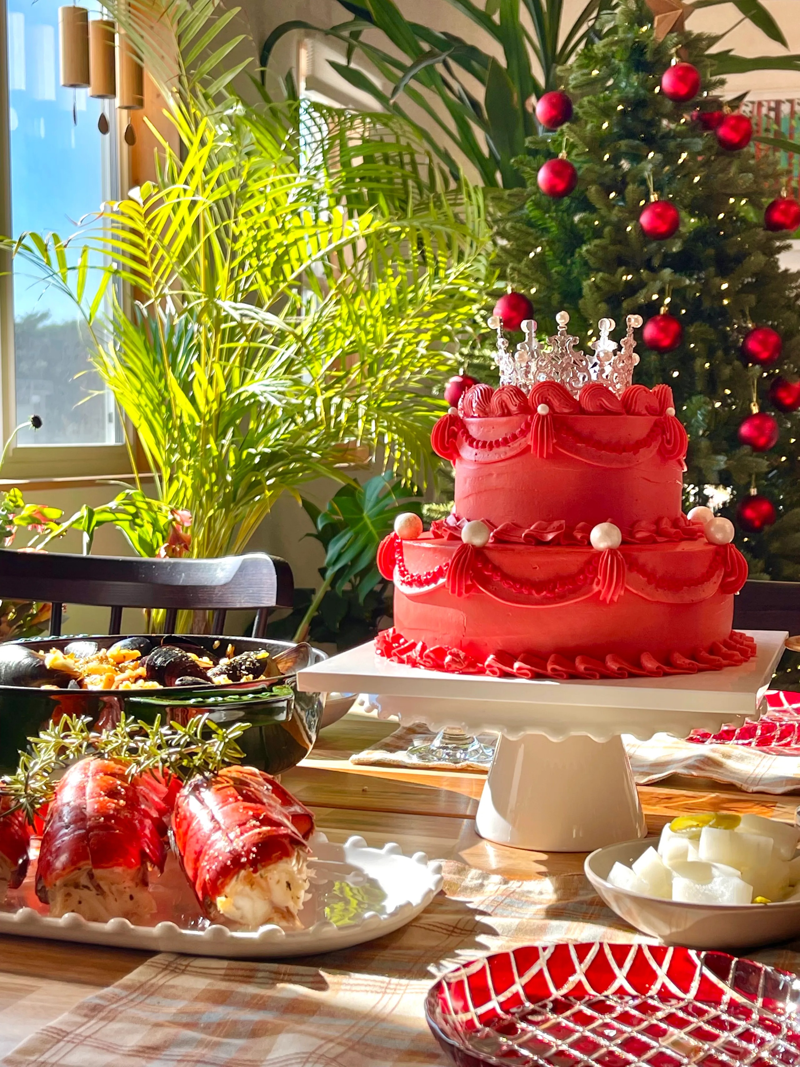 Royal Adderley ケーキスタンド 2号 30cm ホワイト 陶磁器・セラミック