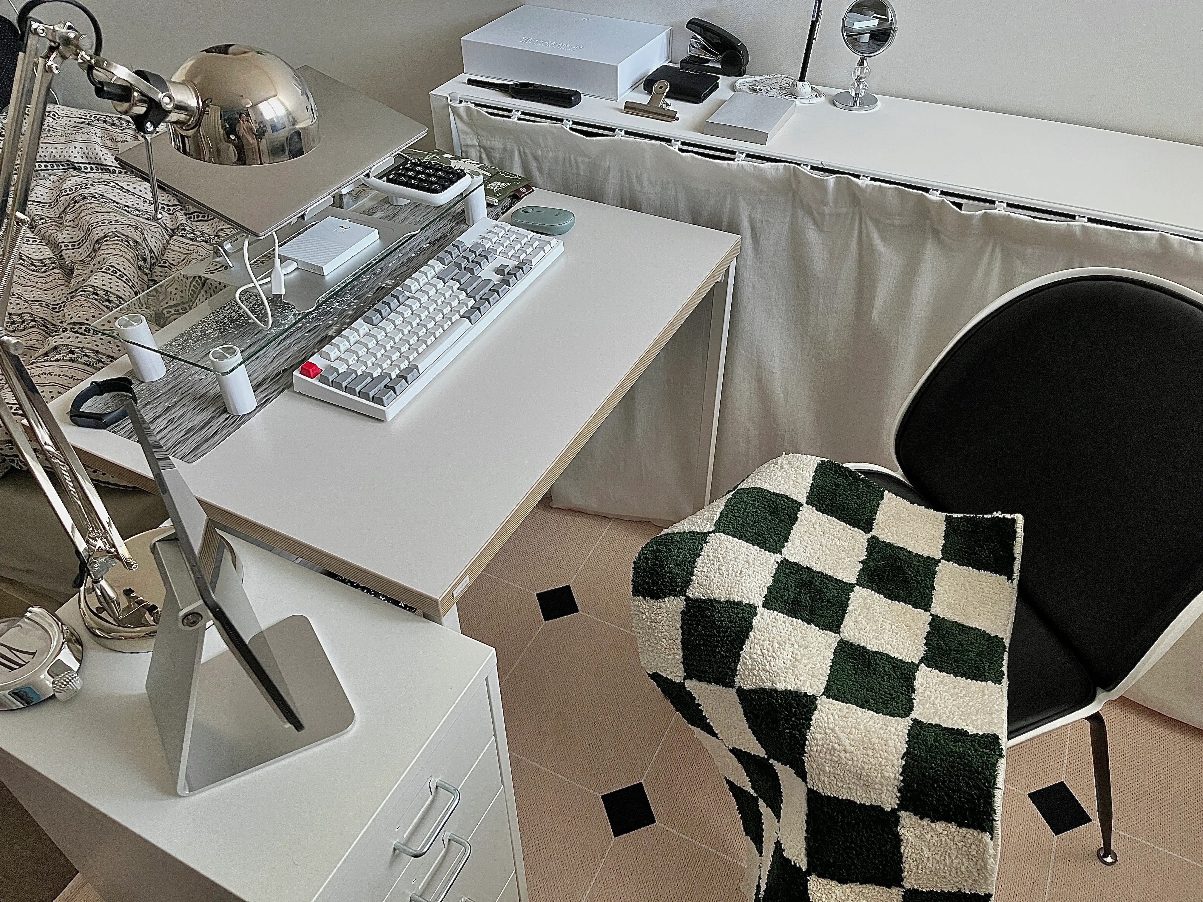 Fluffy Checkerboard Rug user photo