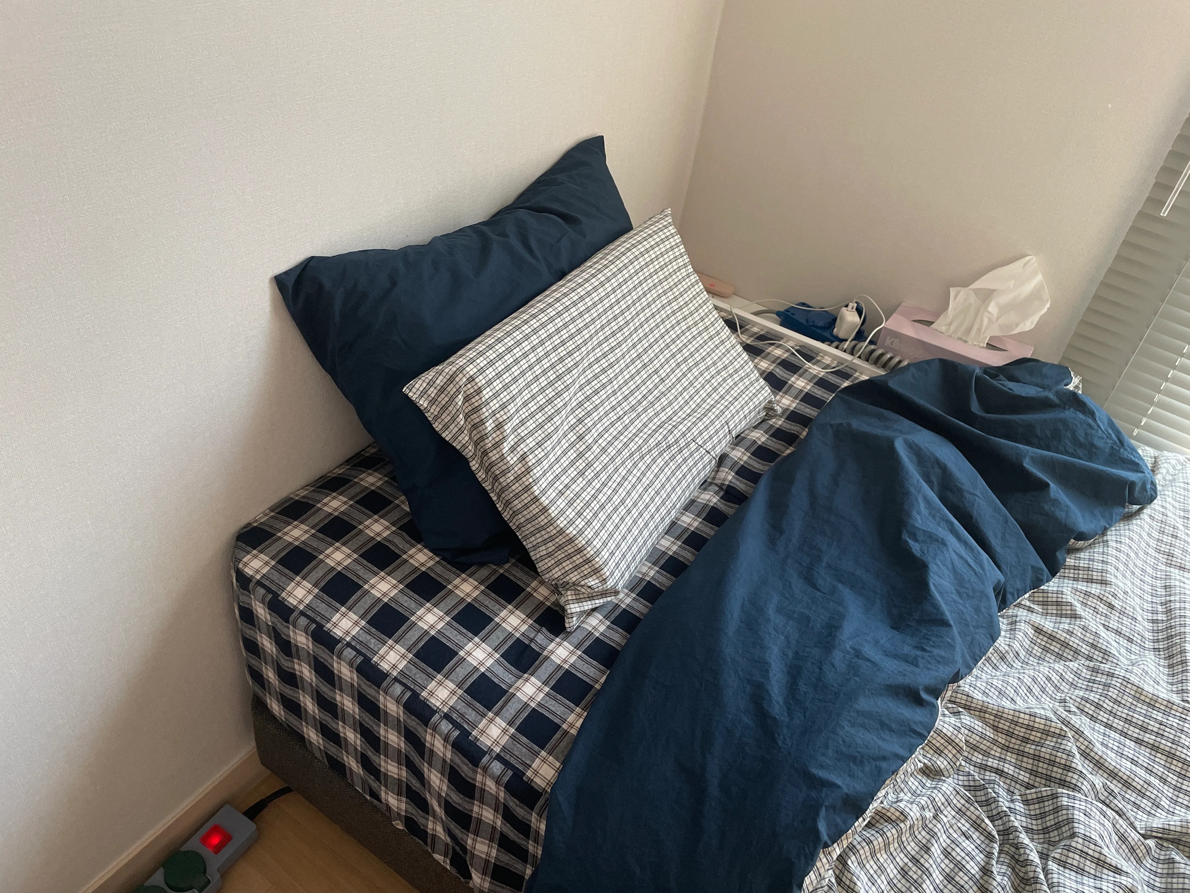 Vintage Check Cotton Mattress Fitted Sheet user photo