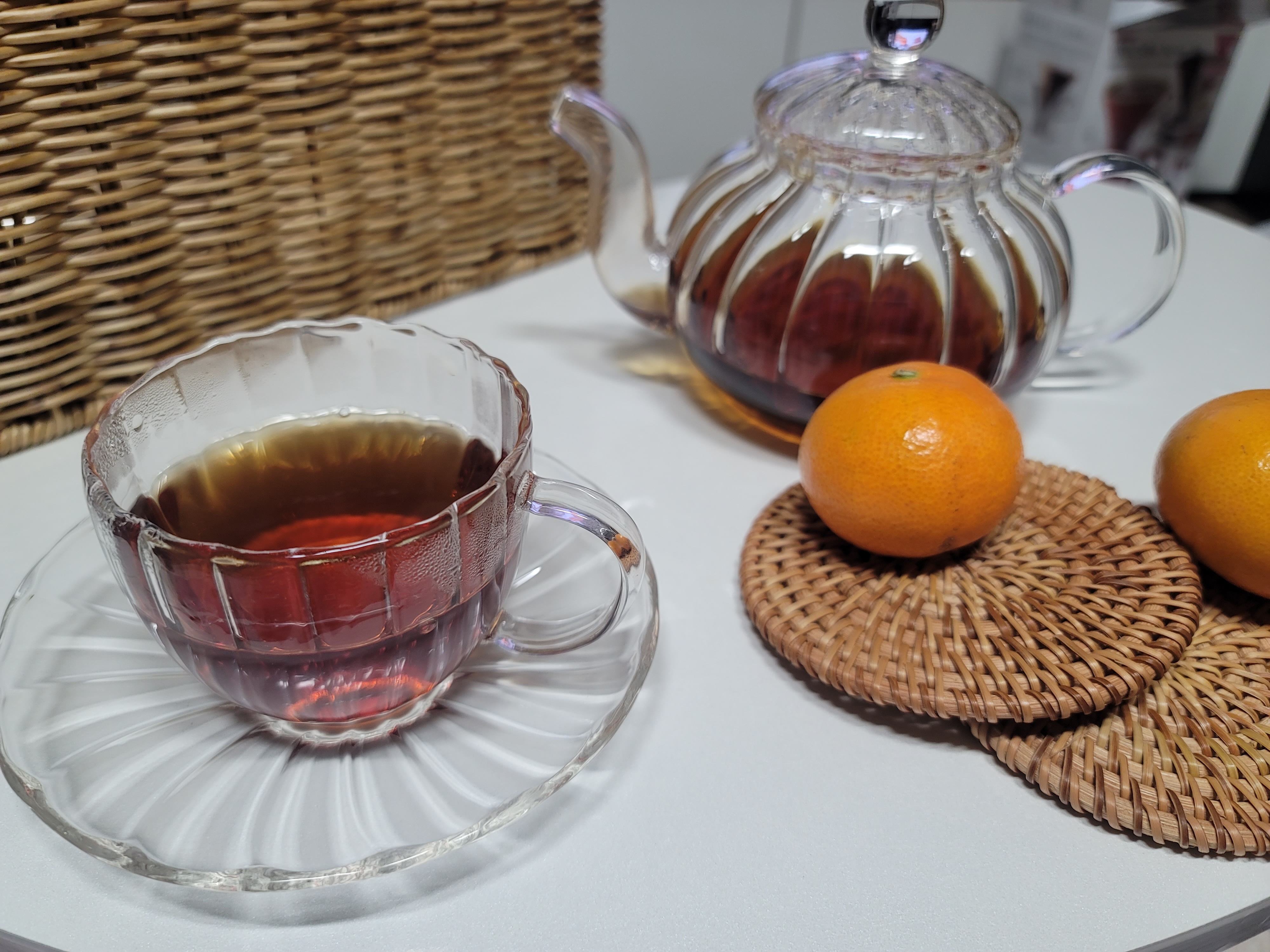 Flower Glass Teapot & 2 Teacup Set user photo