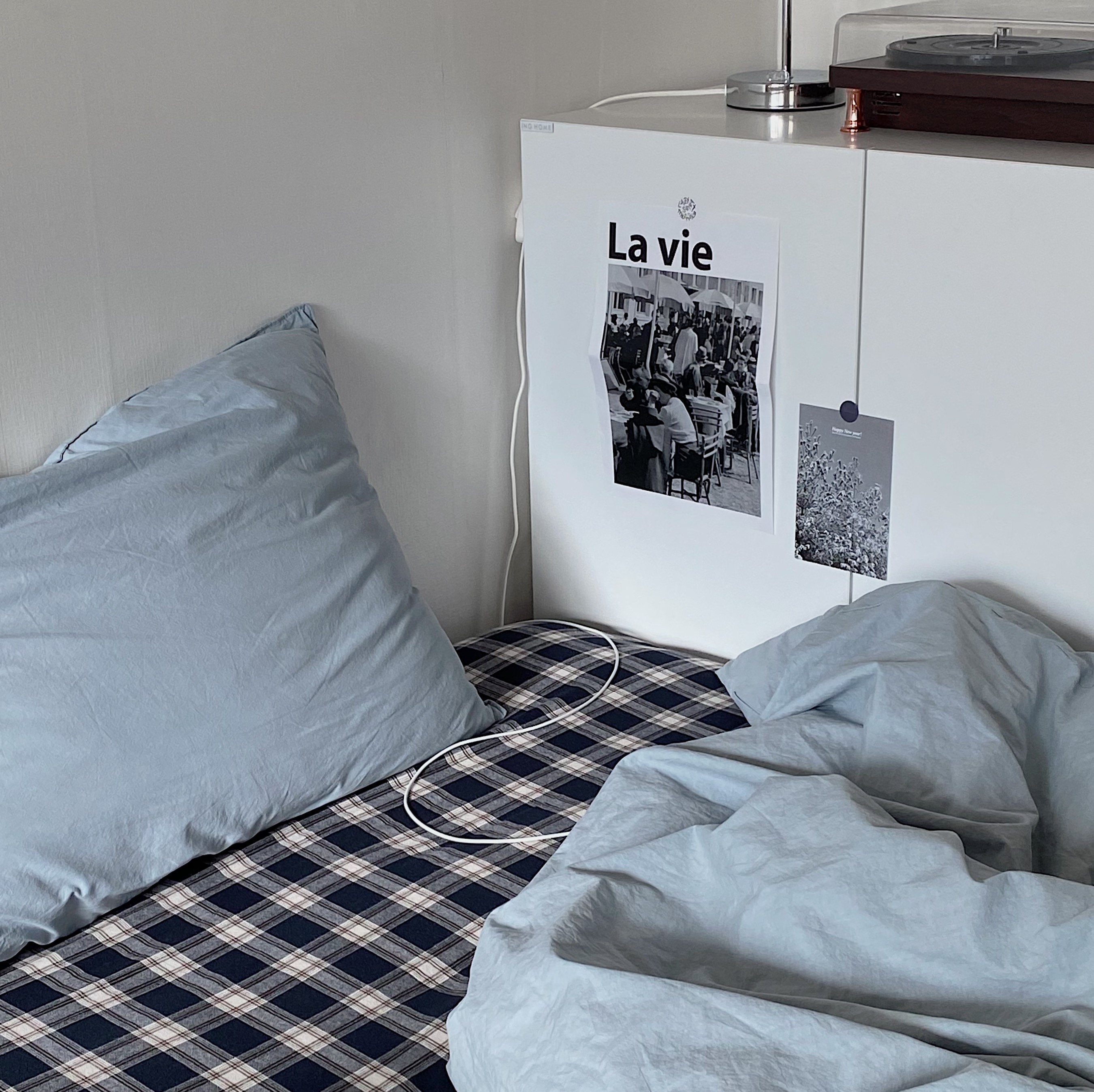 Vintage Check Cotton Mattress Fitted Sheet user photo