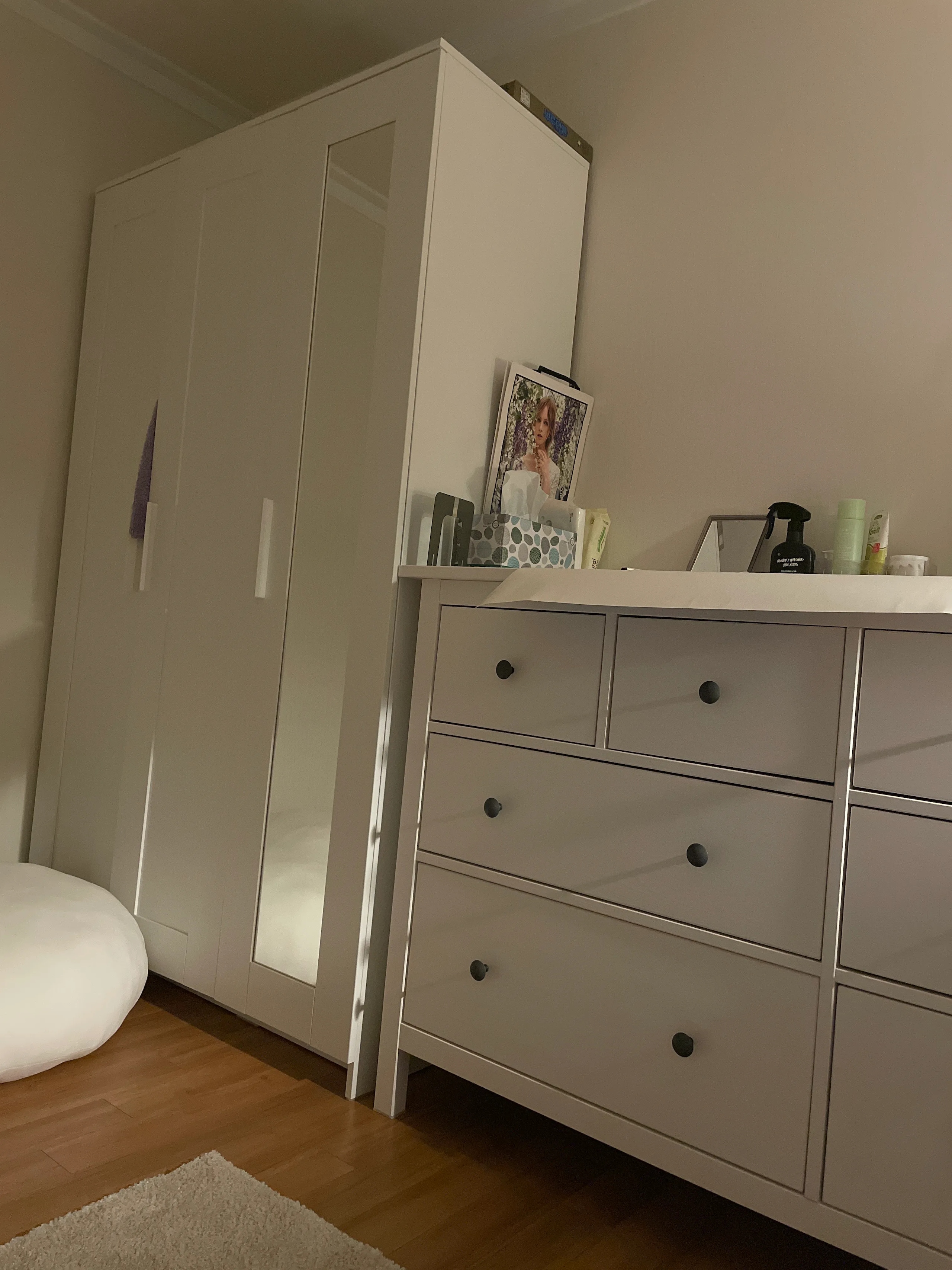 IKEA HEMNES ヘムネス チェスト（引き出し×8） | 棚・チェスト