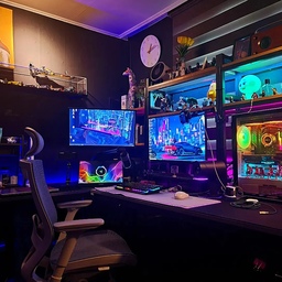 Desk set up 
LED로 분위기 내서 꾸며 봤습니다 ㅎ
궁금한 제품이나 가구 뎃글로 물어세요 ㅎ