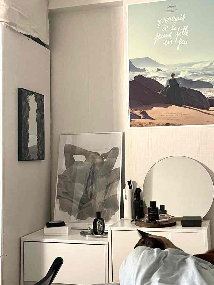 ROUND MOON 卓上ミラー 台付きを使ったコーディネート 2