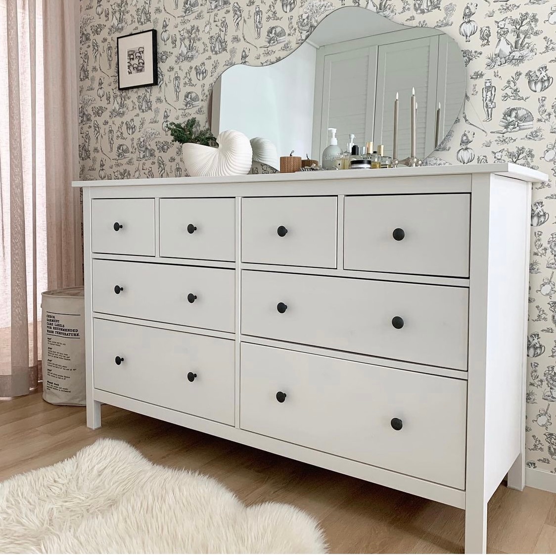 IKEA HEMNES ヘムネス チェスト（引き出し×8） | 棚・チェスト