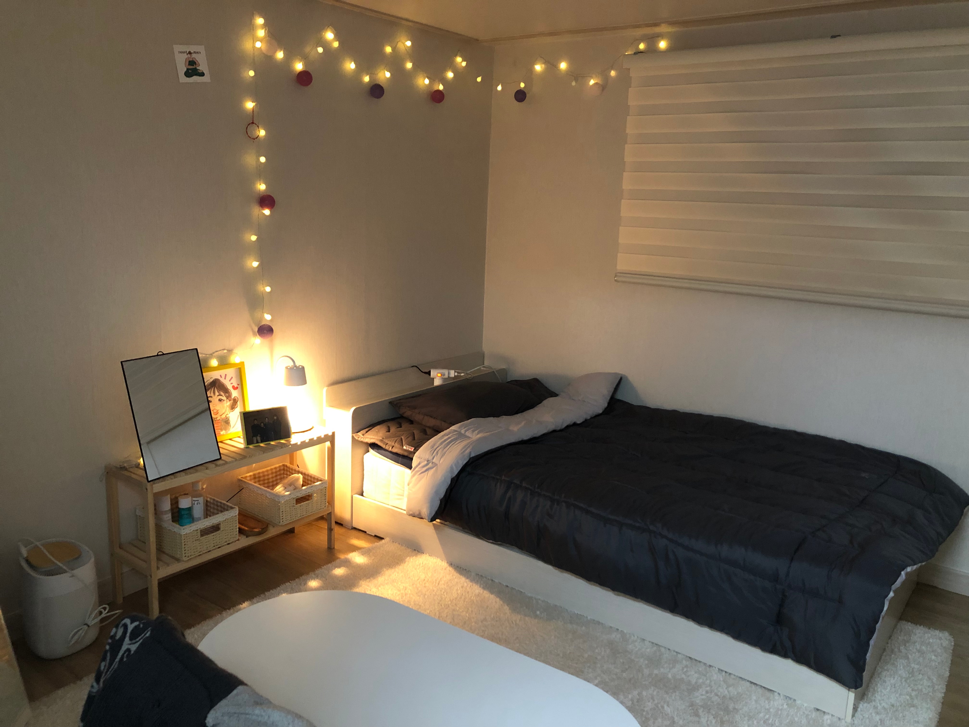 Foldable Oval Low Coffee Table user photo