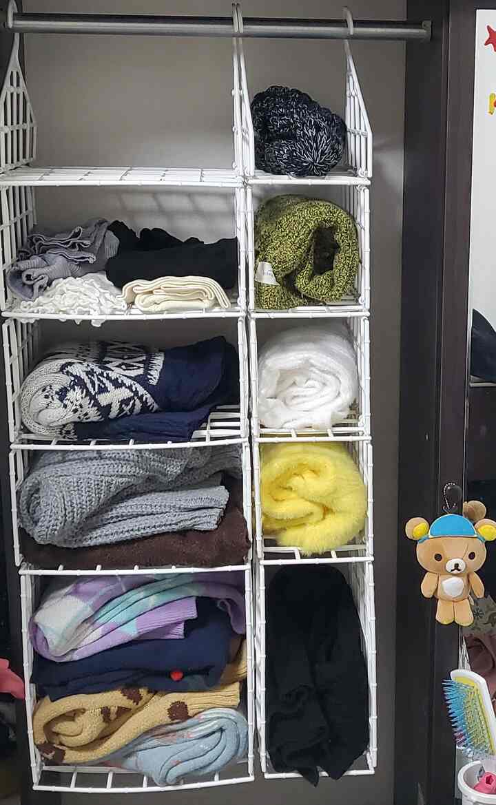 クローゼット収納 ラックハンガー L1段＆S3段を使ったコーディネート 3