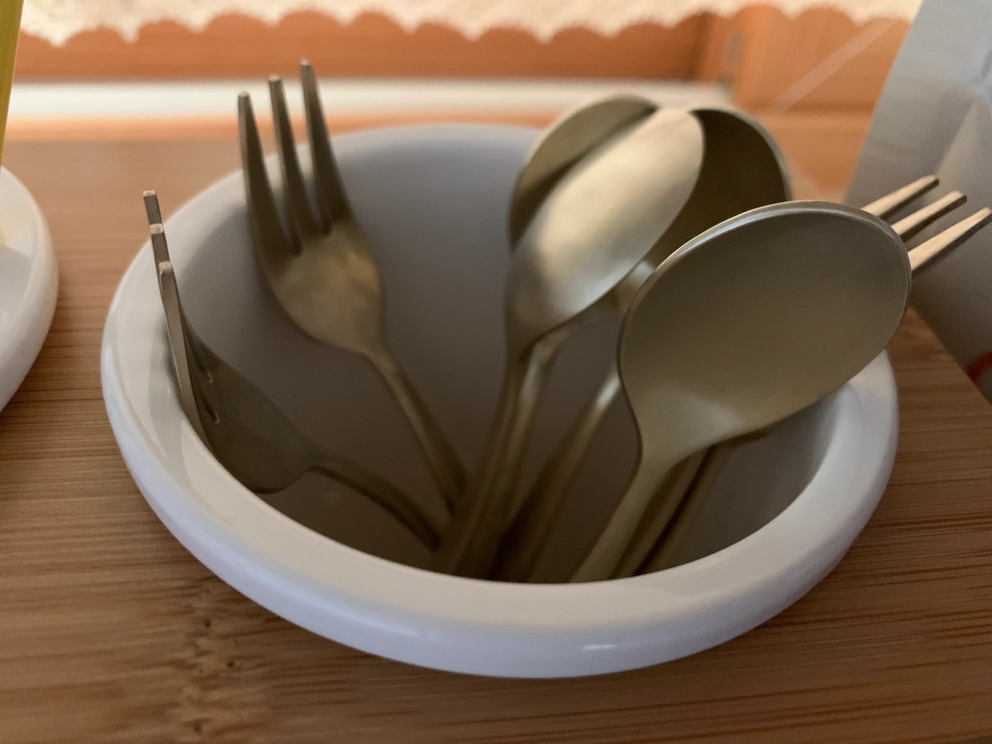 Satin Gold Dessert Cutlery 10-Piece Set user photo