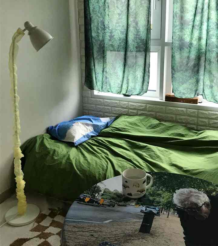 巨大な森 ファブリック カーテン［2サイズ］を使ったコーディネート 2