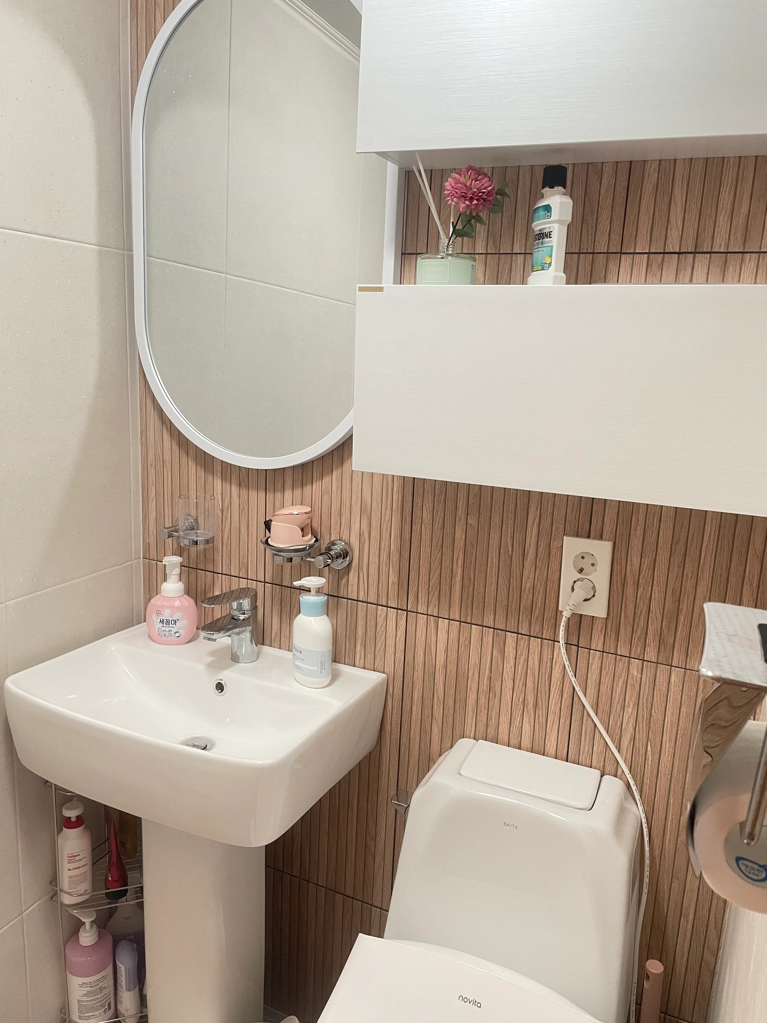 3-Tier Stainless Steel Bathroom Corner Shelf user photo