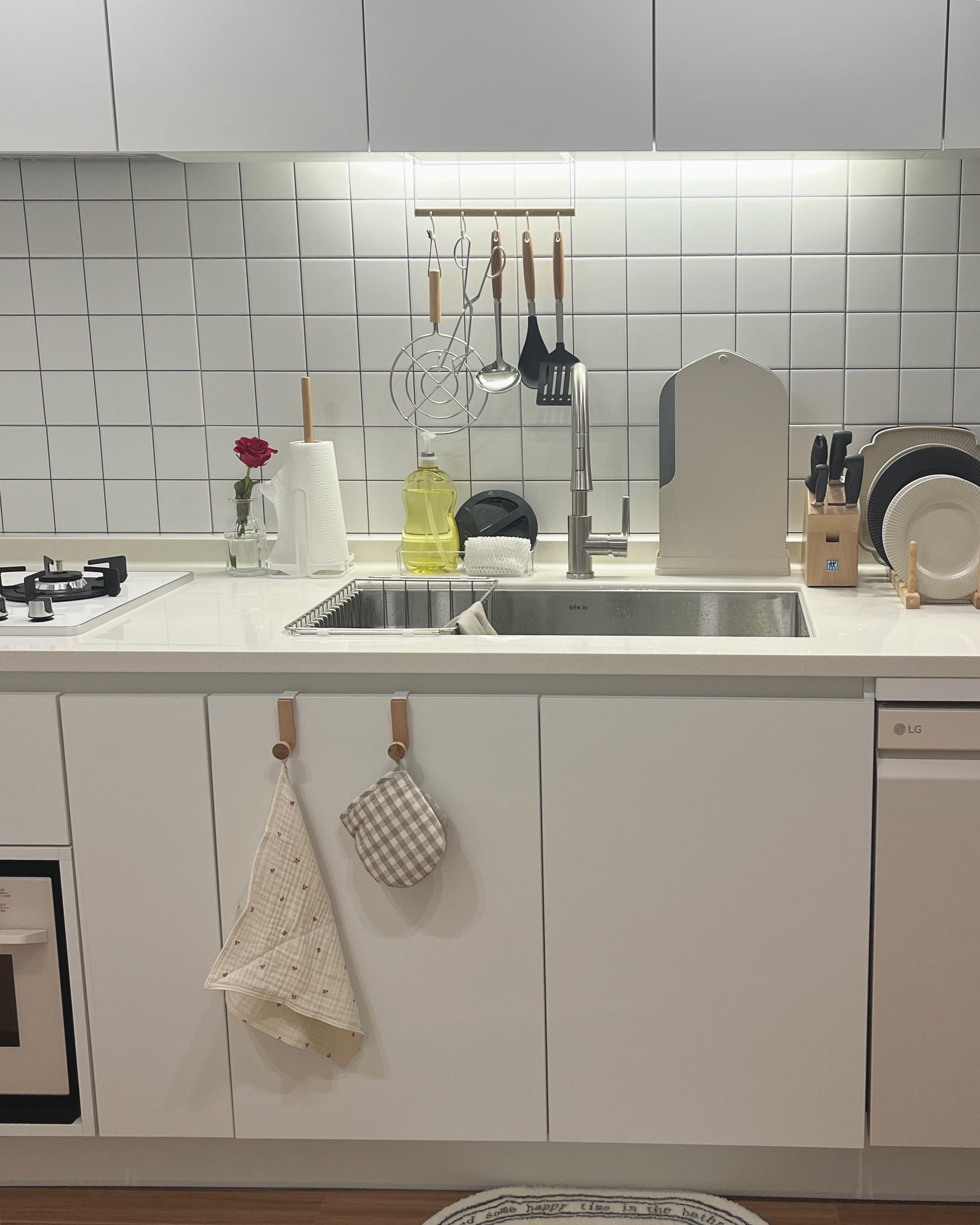 Micro Pattern Cotton Gauze Kitchen Towel user photo