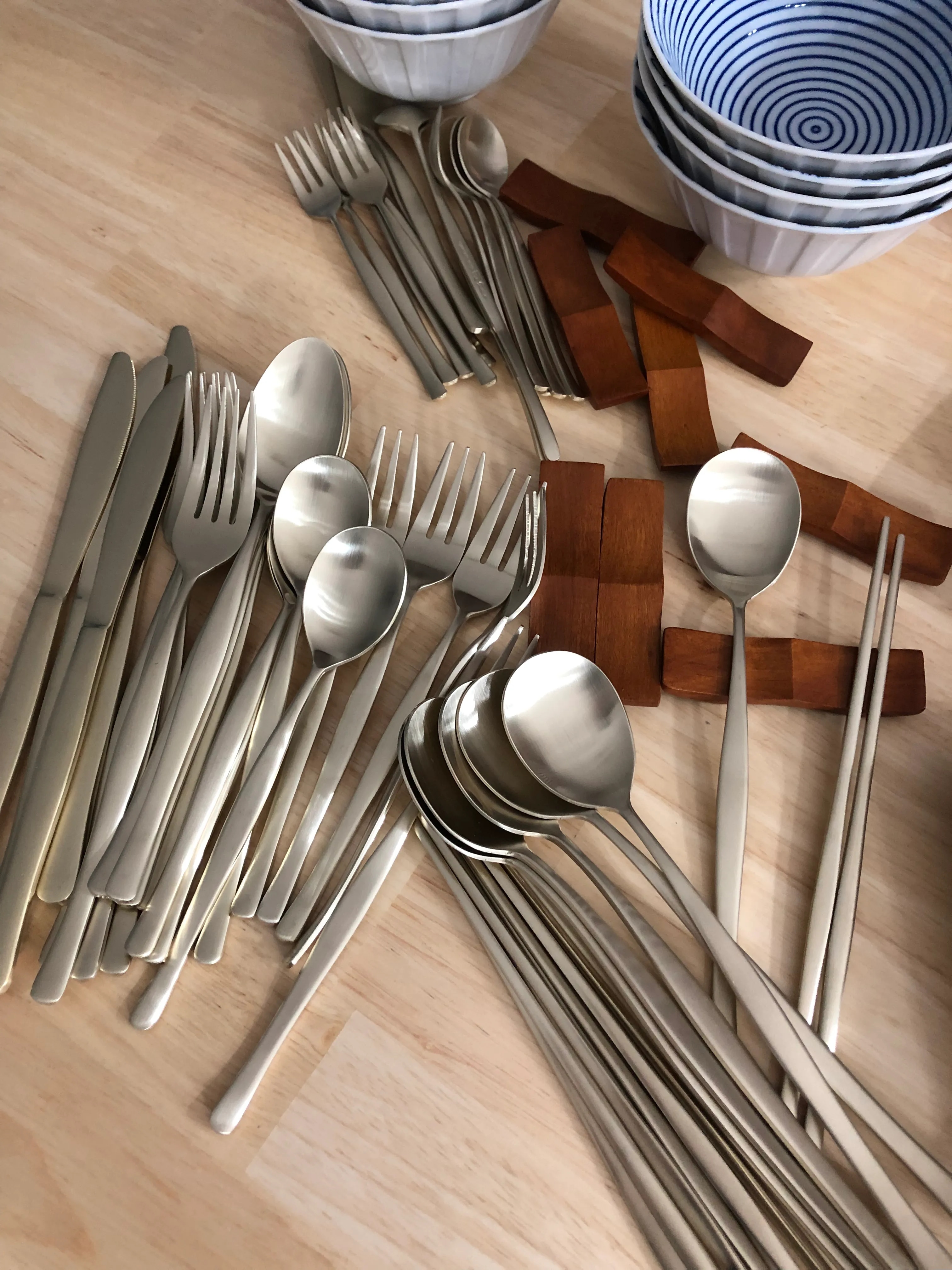 Satin Gold Dessert Cutlery 10-Piece Set user photo