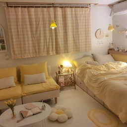 봄이니까 노랑하우스🌼
기존 베이지톤에서 봄맞이 옐로우톤으로 변경해보았는데
편안한 느낌에서 귀여운 느낌으로 확 바뀐 것 같아요👍