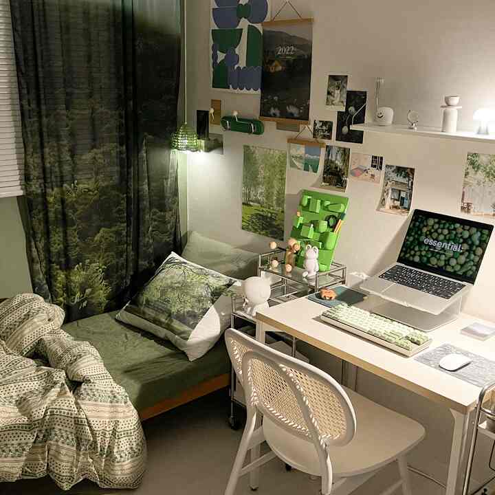 間接照明でほのかに