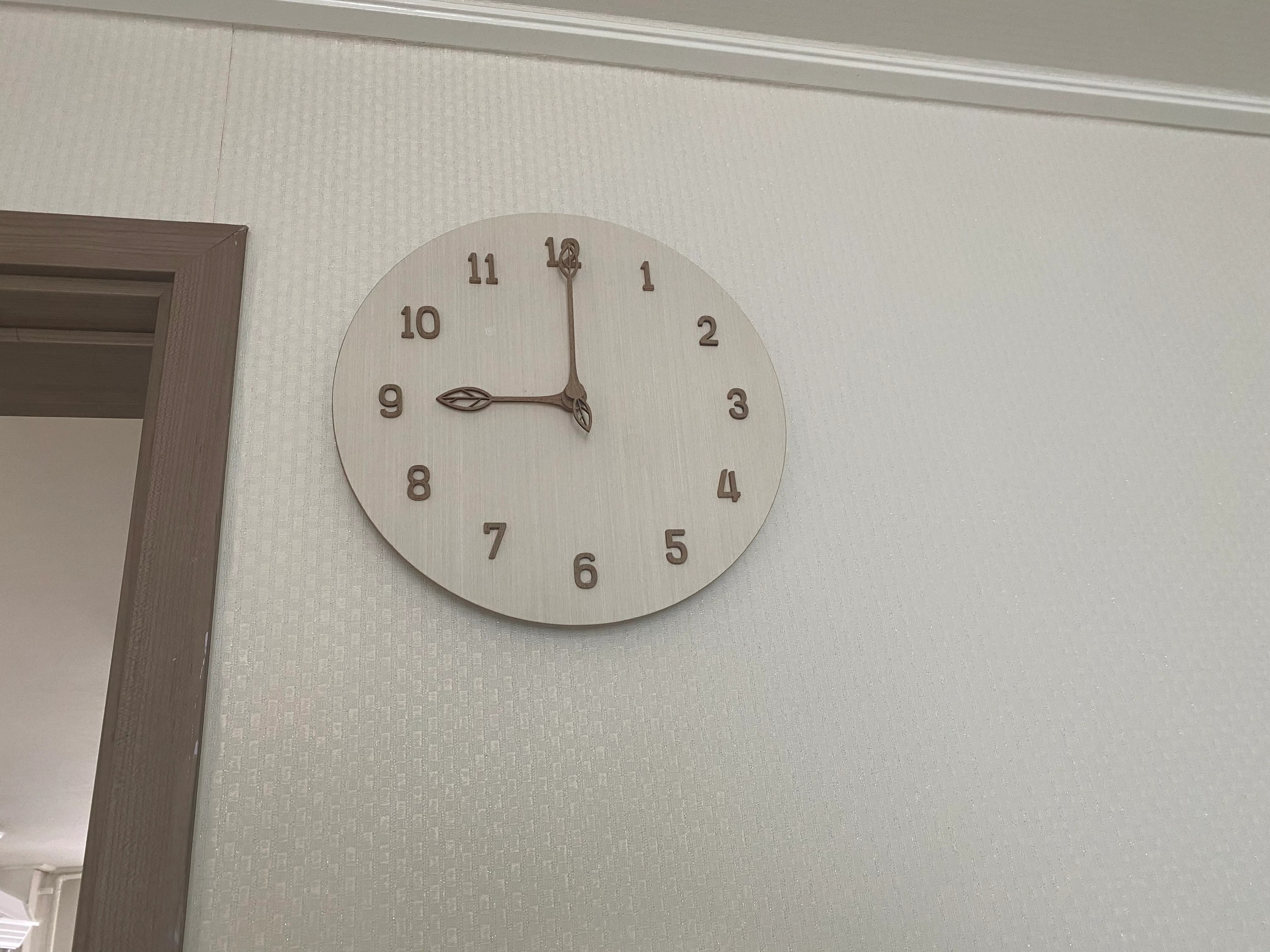 Wood Nature Leaf Wall Clock user photo