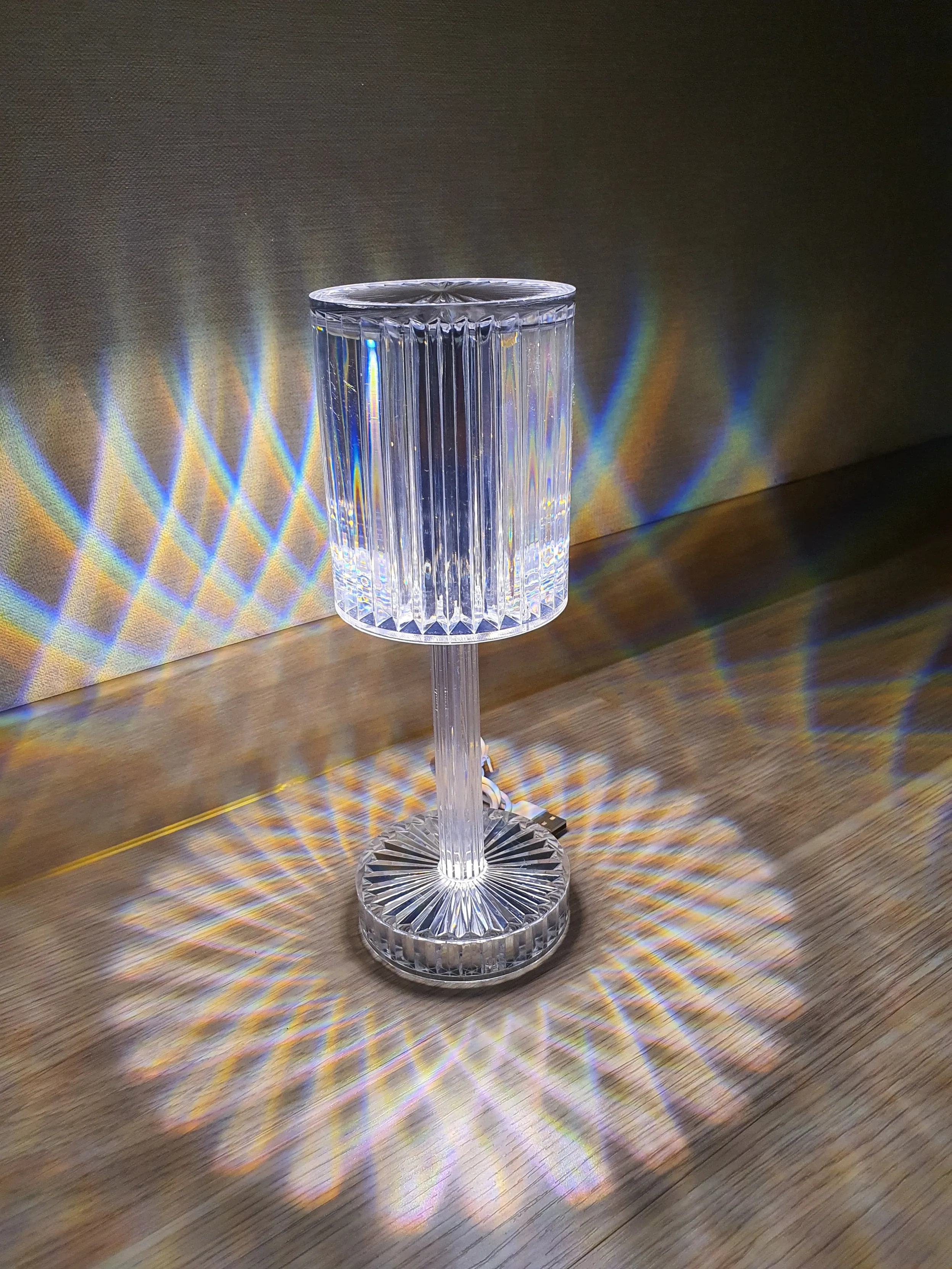Rechargeable Wireless LED Crystal Glow Mood Light user photo