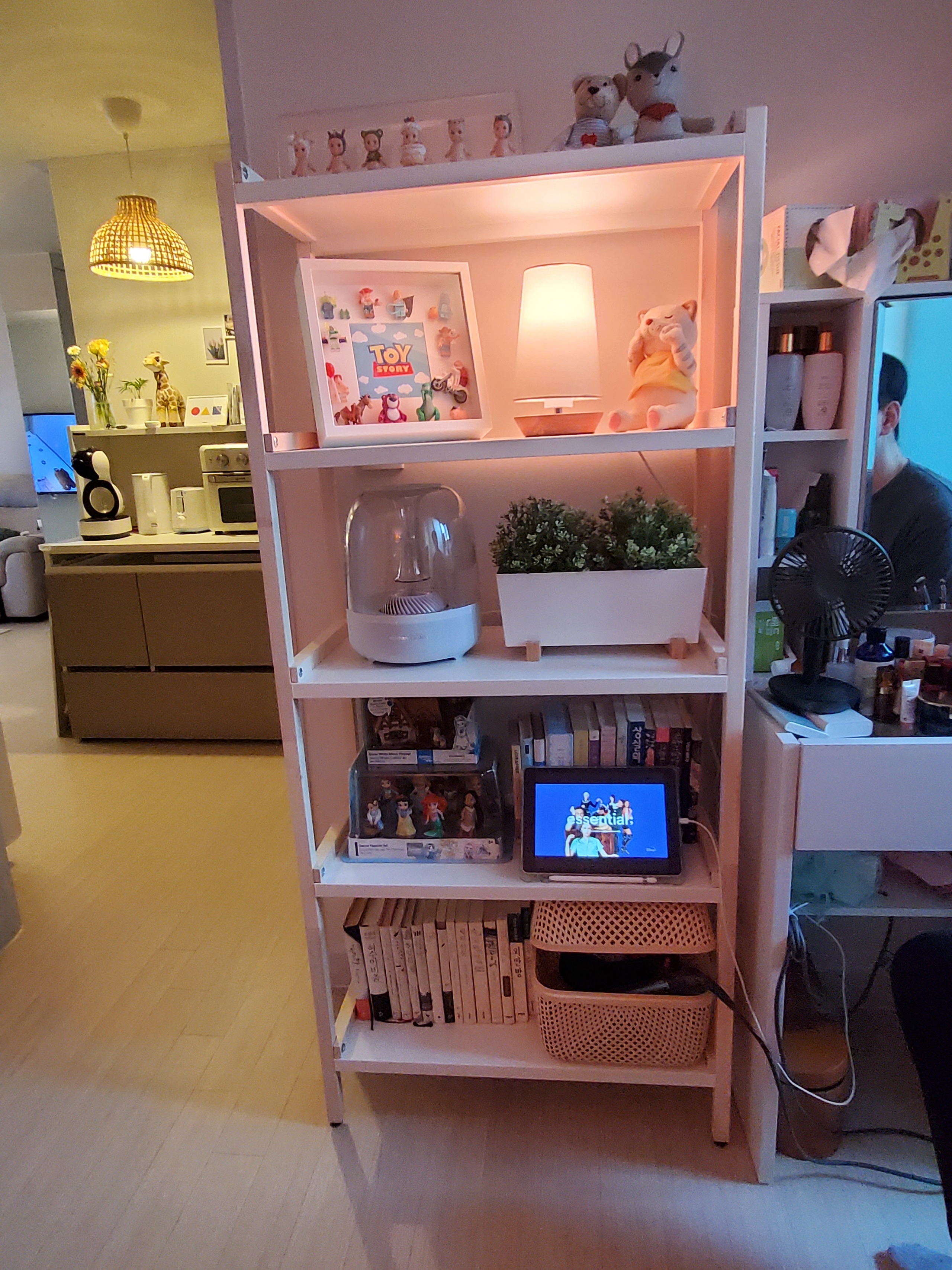 EKENABBEN エーケナッベン オープンシェルフユニット, 70x34x154