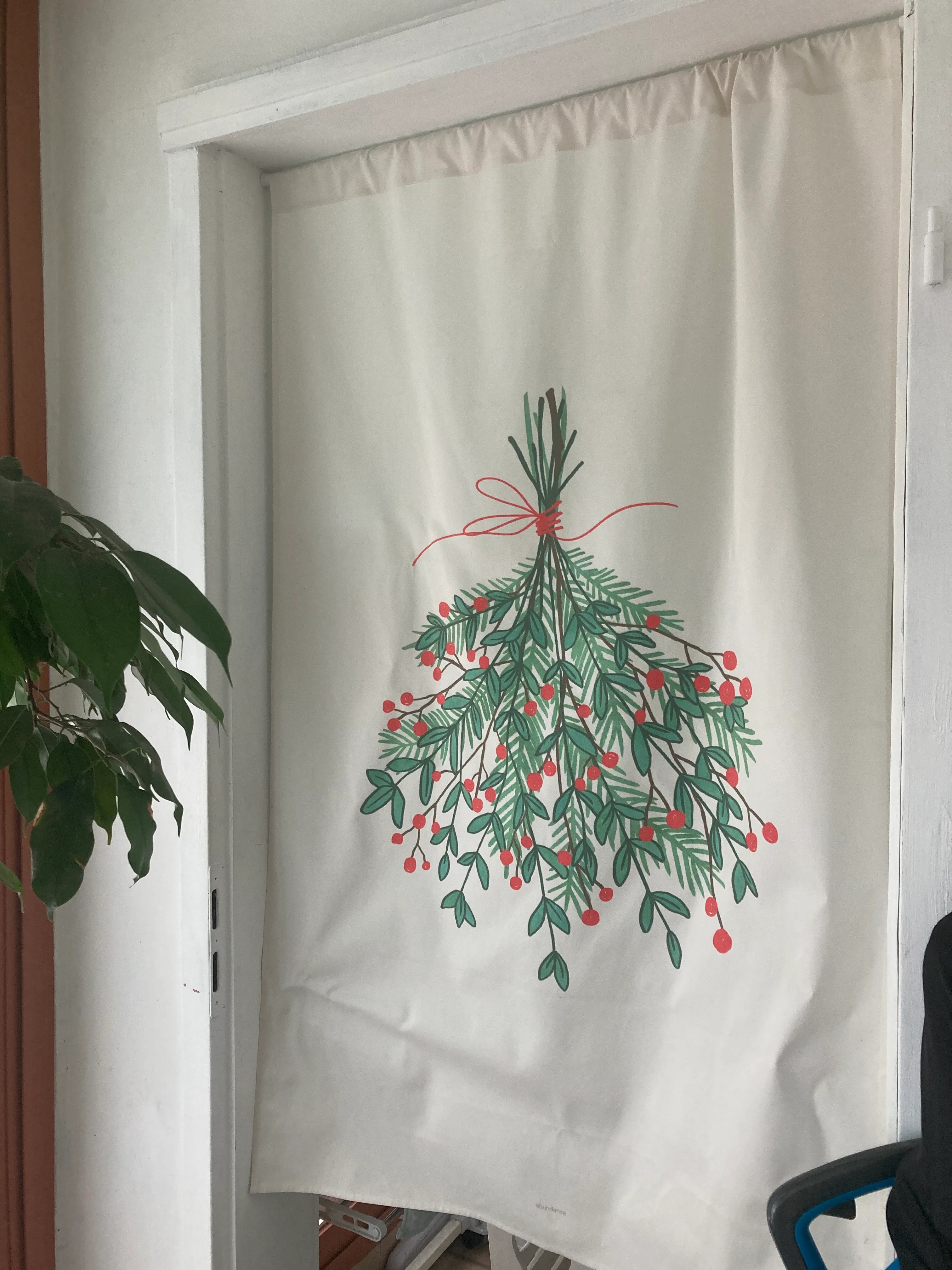 Christmas Bouquet Door Curtain user photo