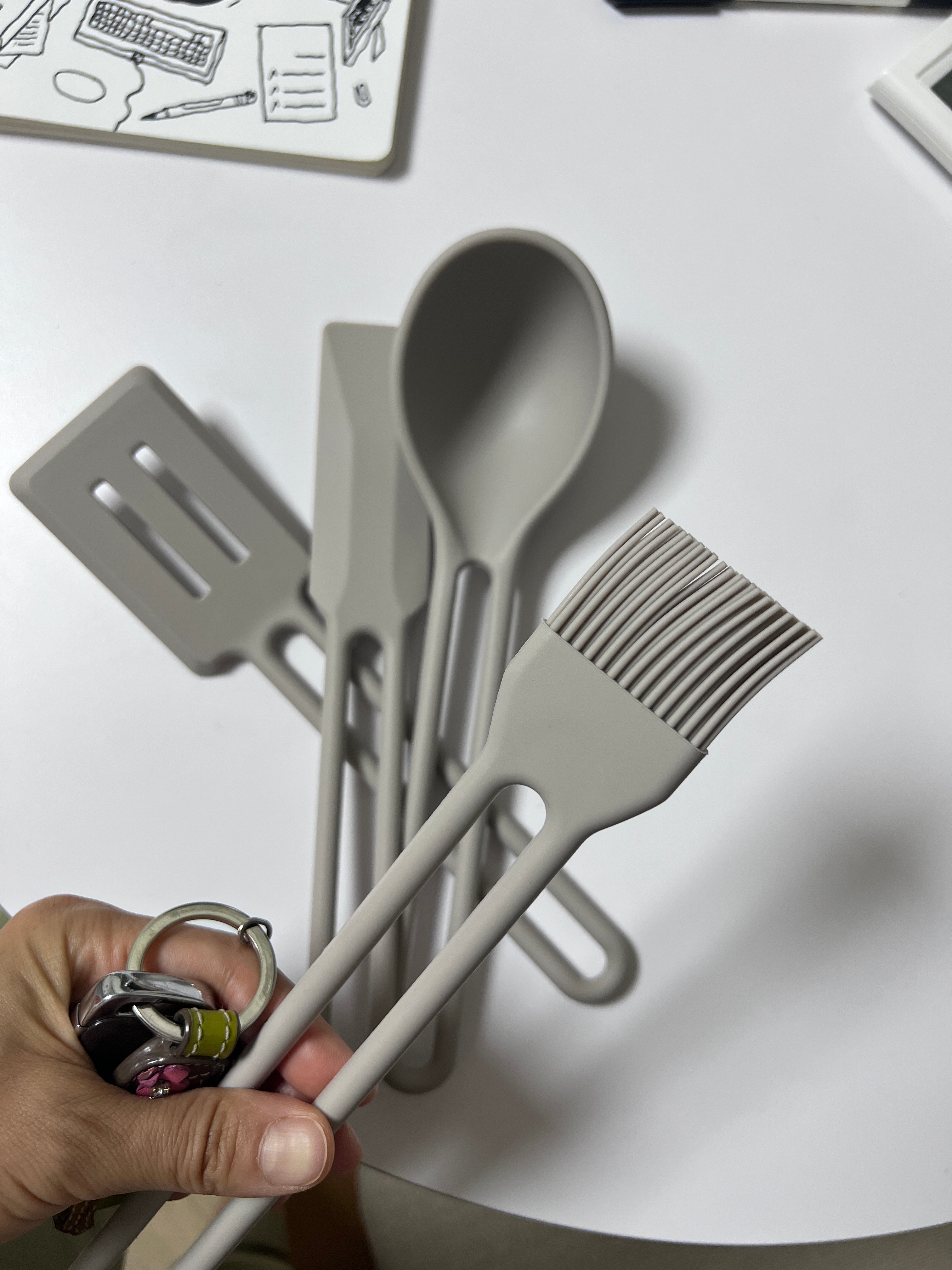 Awesome Silicone Kitchen Utensil Set (4-Piece) user photo