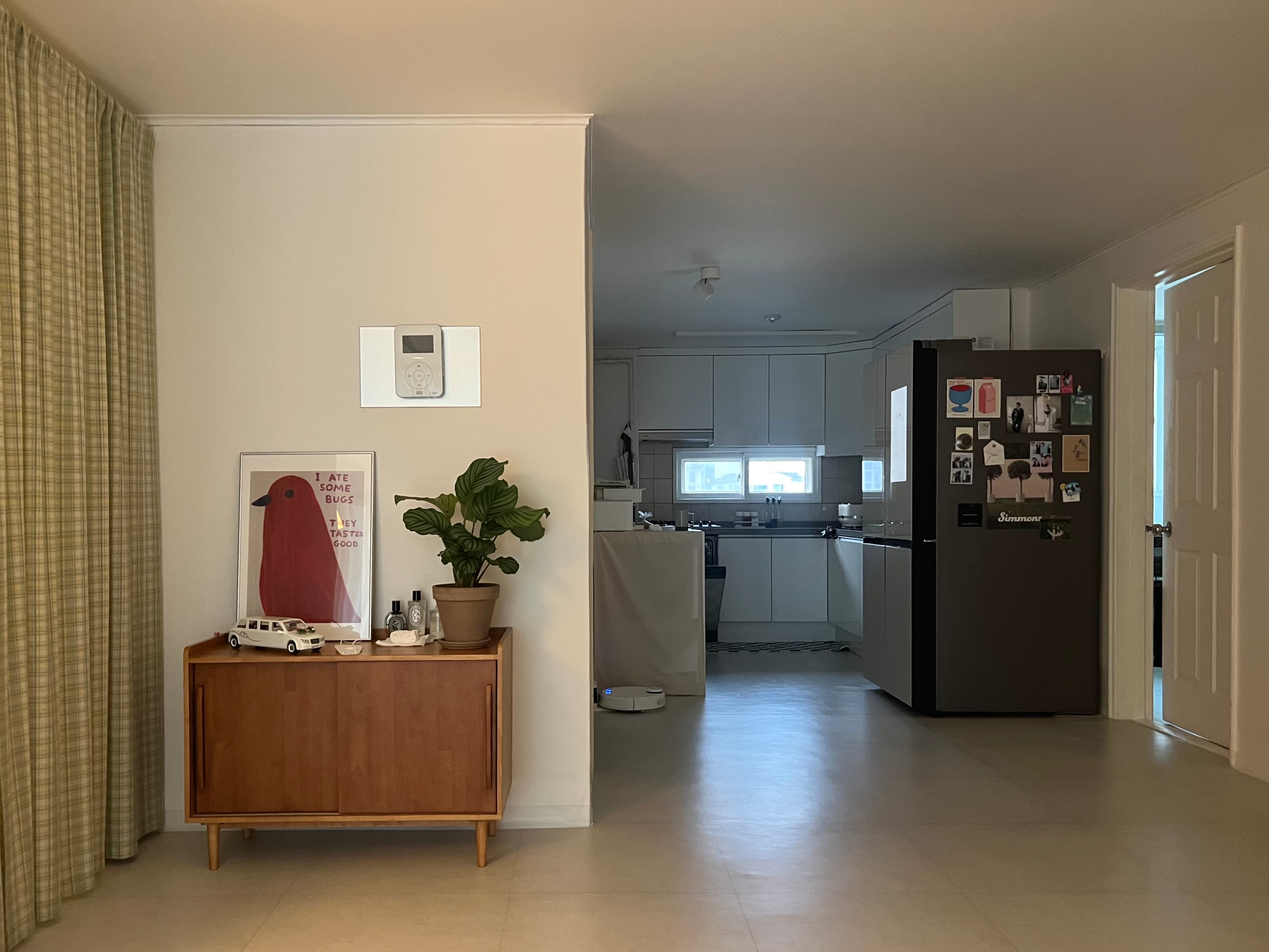 Vintage Check Door Curtain user photo