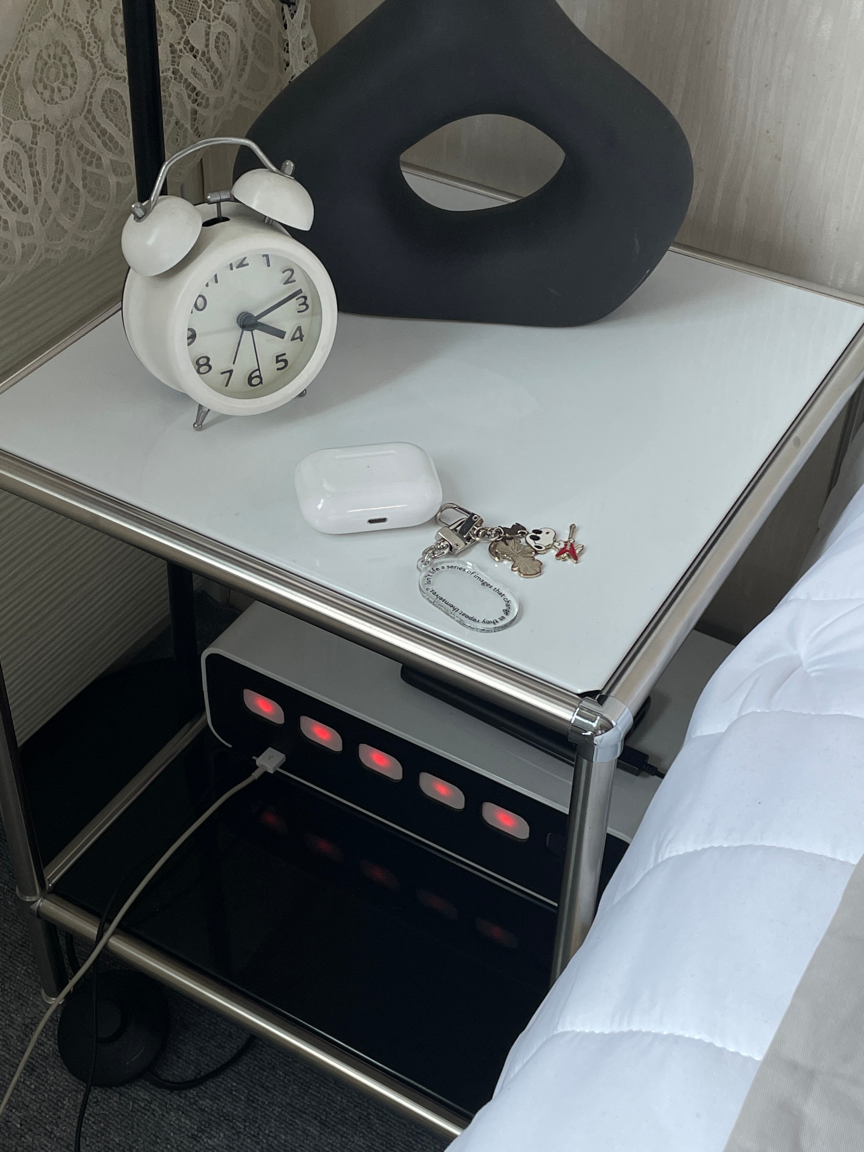2 Tier Sqaure DIY Modular Storage Side Table user photo