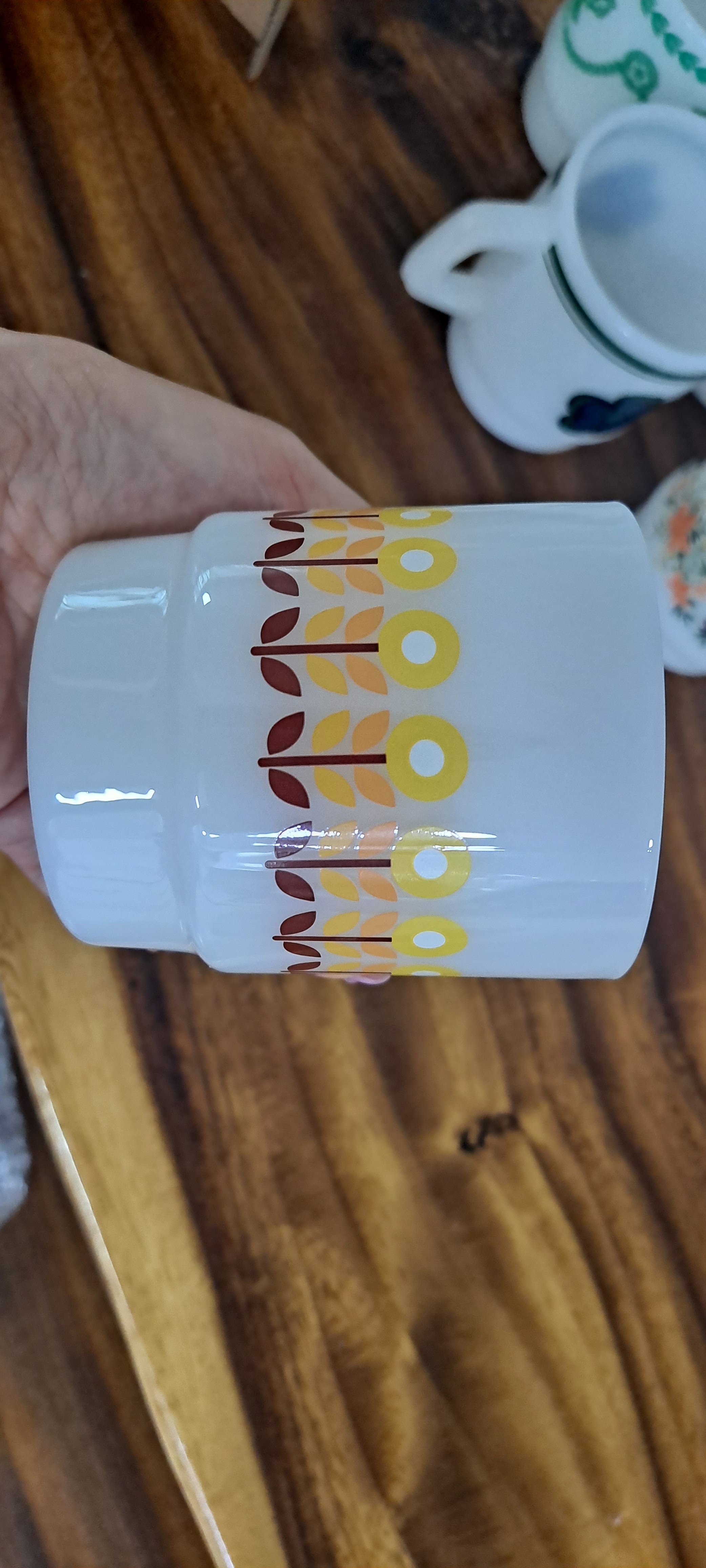 Syracuse Pattern Milk Glass Mug user photo