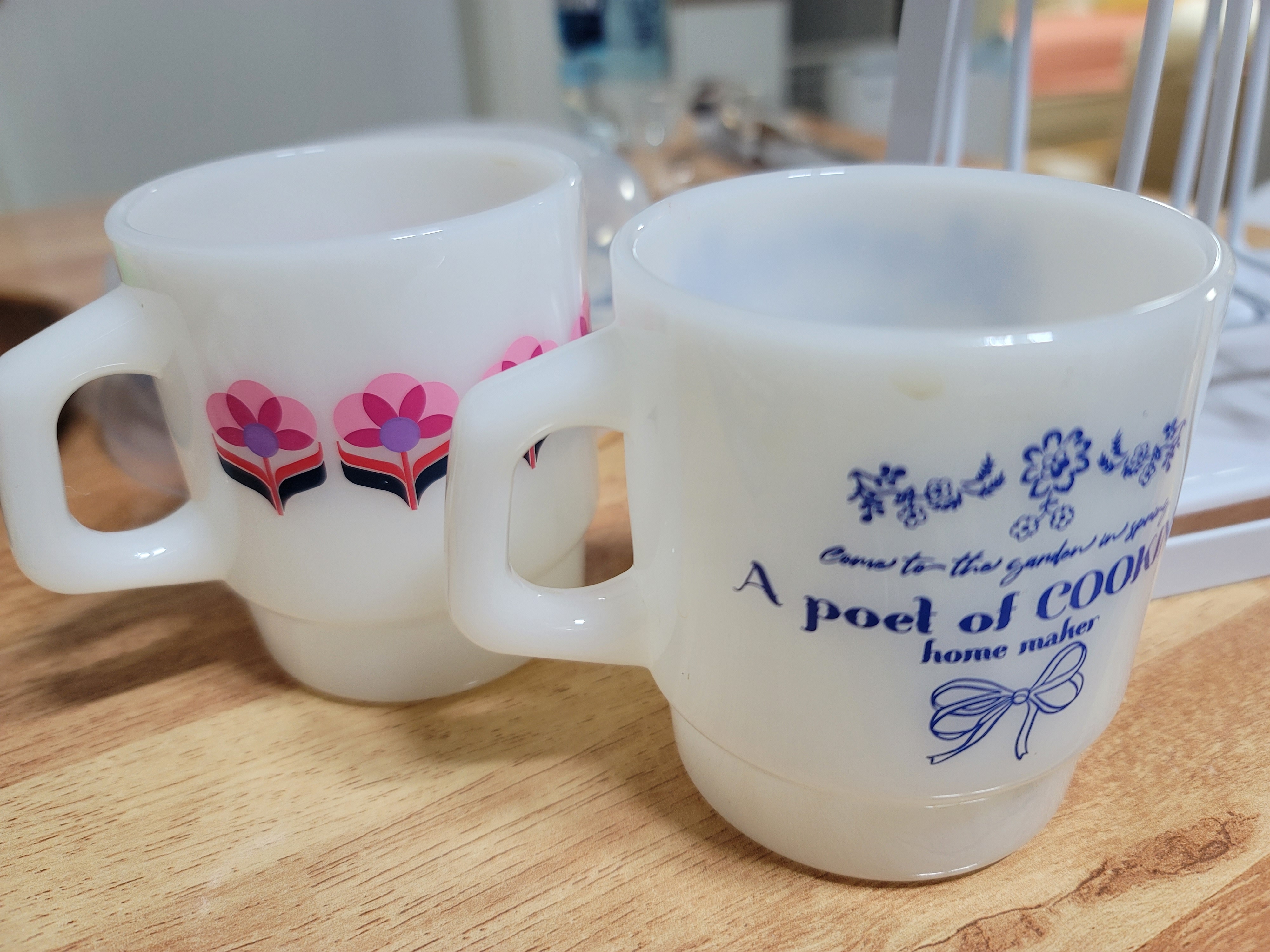 Syracuse Pattern Milk Glass Mug user photo