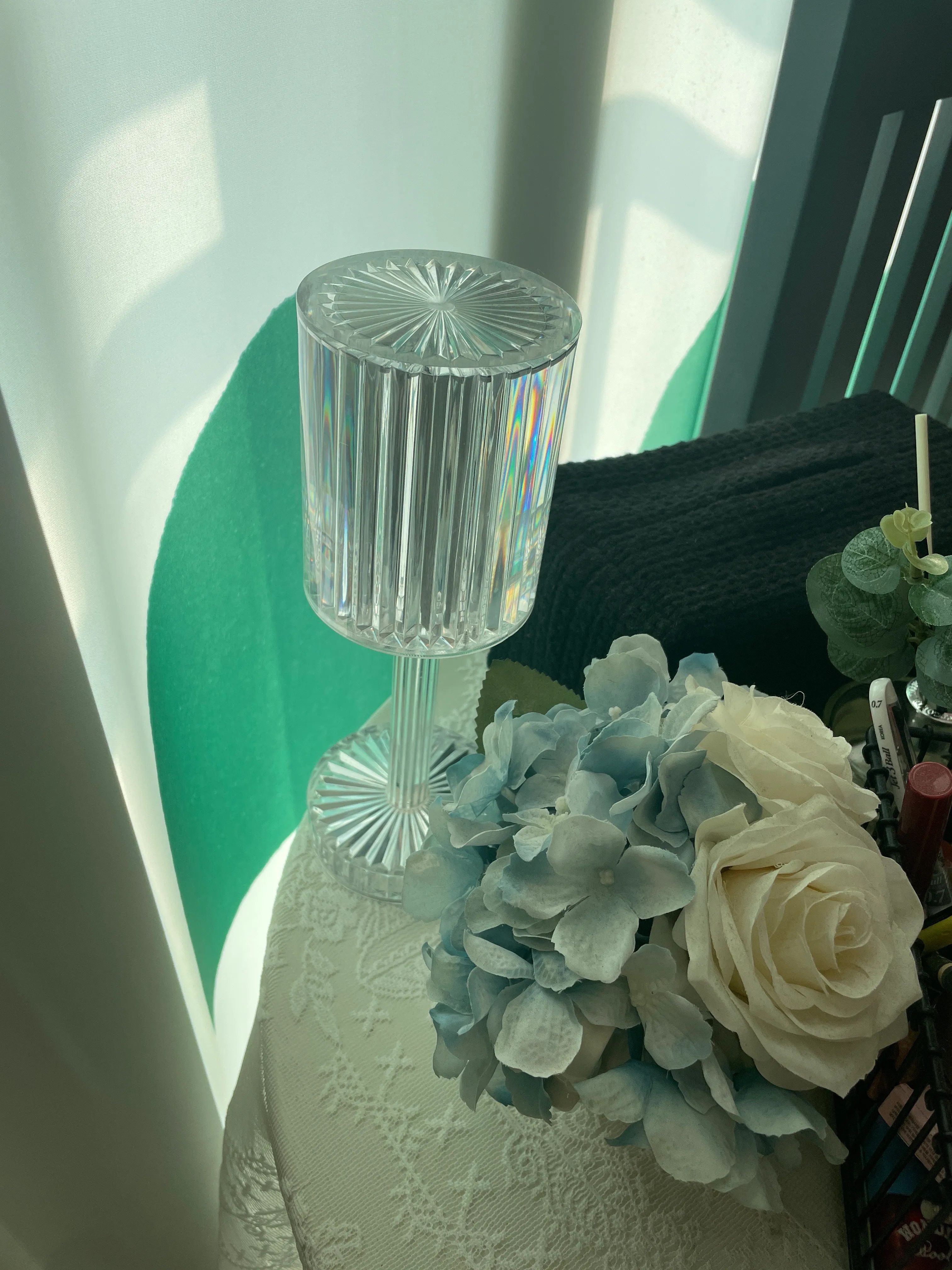 Rechargeable Wireless LED Crystal Glow Mood Light user photo