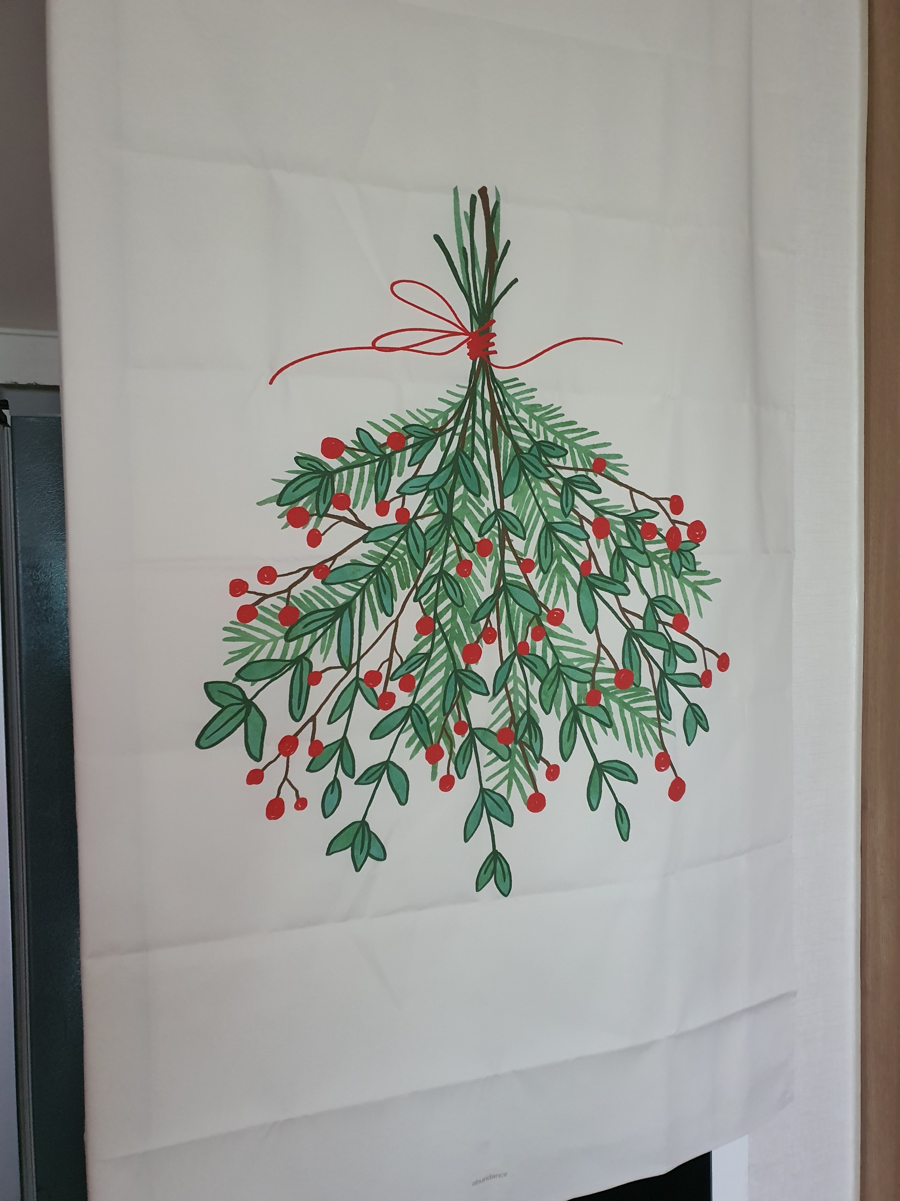 Christmas Bouquet Door Curtain user photo