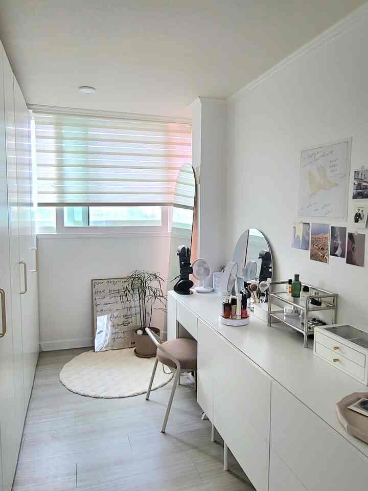 VEJLE ドレッサー＆ミラーセット 100cm エアホワイトを使ったコーディネート 3