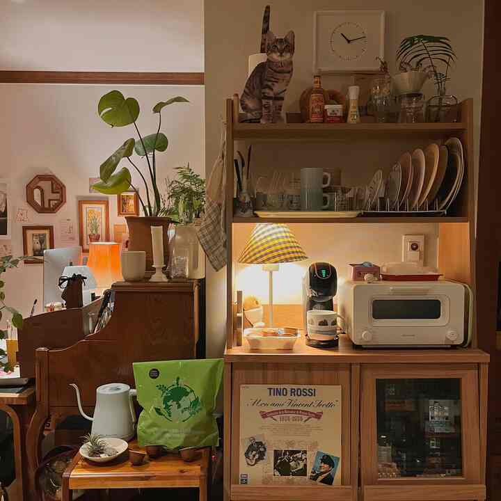 Night home cafe open 🌟
