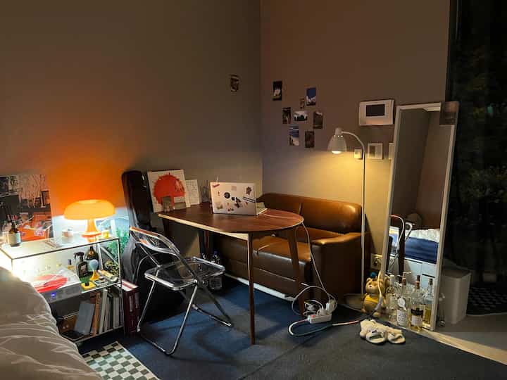 vintage newtro 2人掛け ソファ［11色・4種・3サイズ］を使ったコーディネート 3