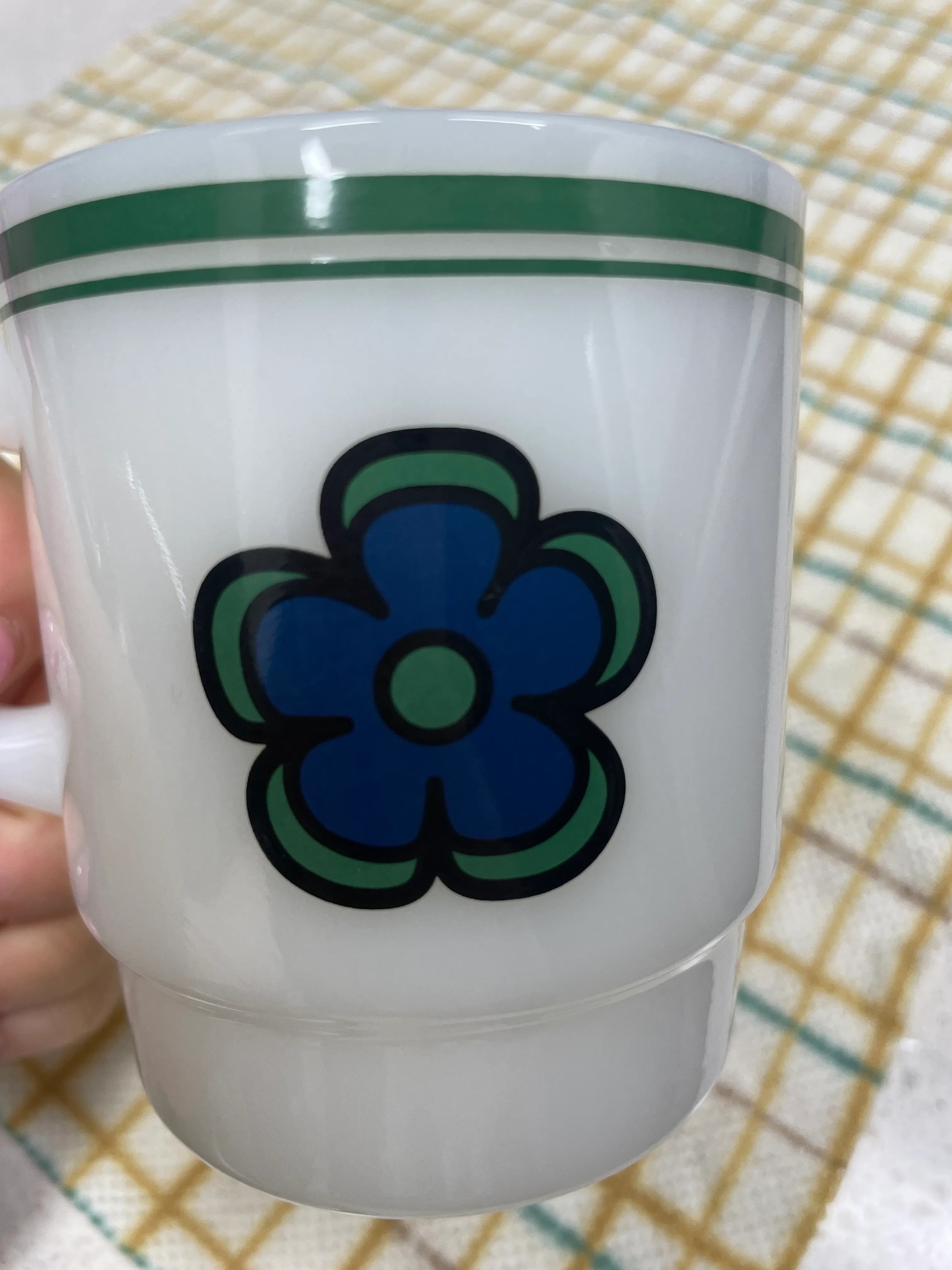 Syracuse Pattern Milk Glass Mug user photo