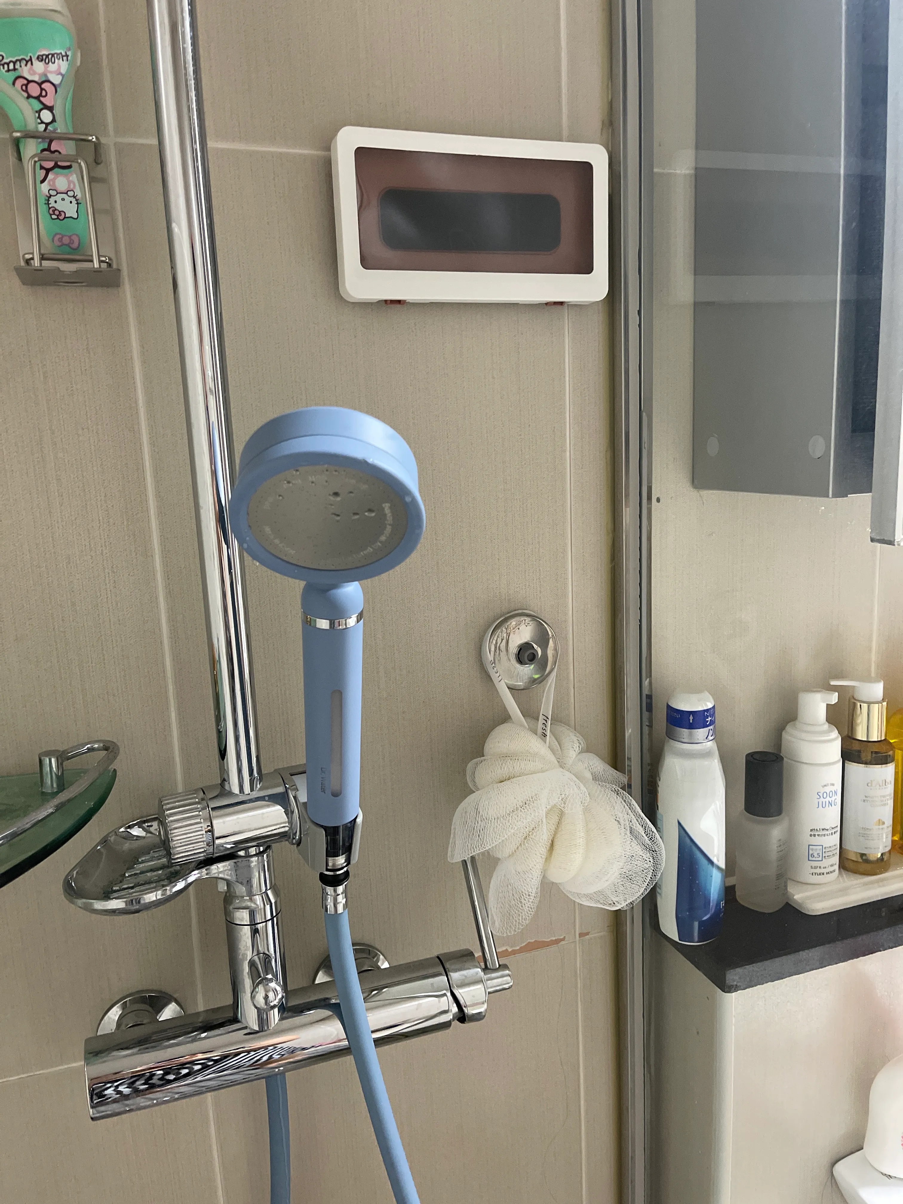 3-Tier Stainless Steel Bathroom Corner Shelf user photo