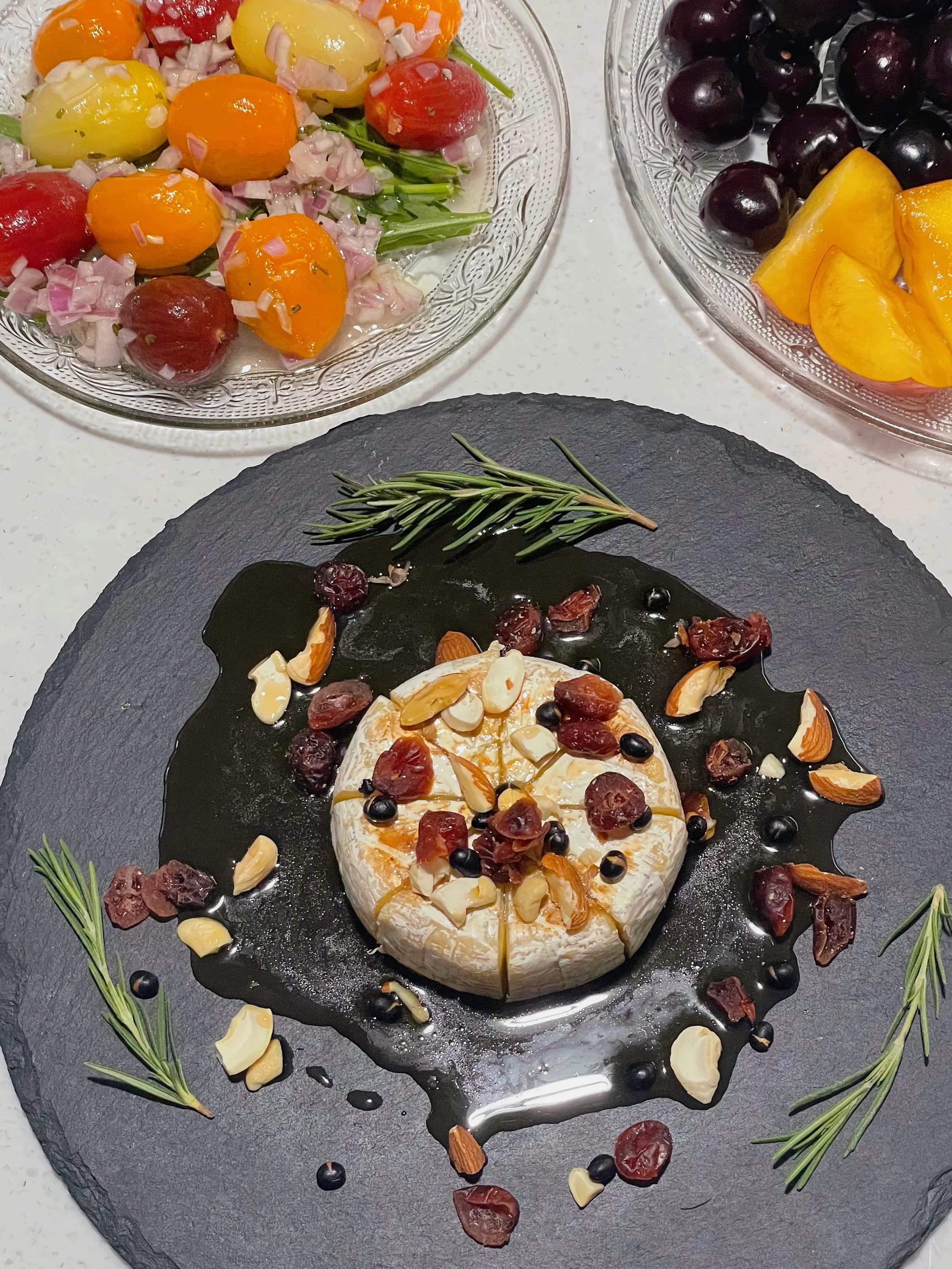 Belle Natural Slate Serving Plate – 8