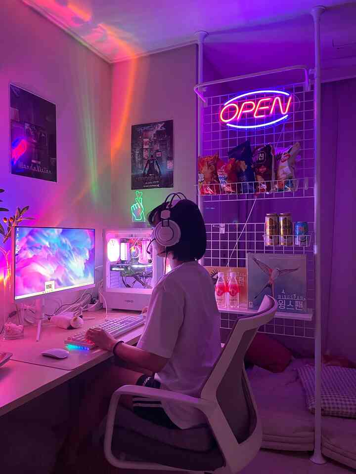 ホームPCルーム！ #사이버펑크 #pc방 #pc룸 #pc 