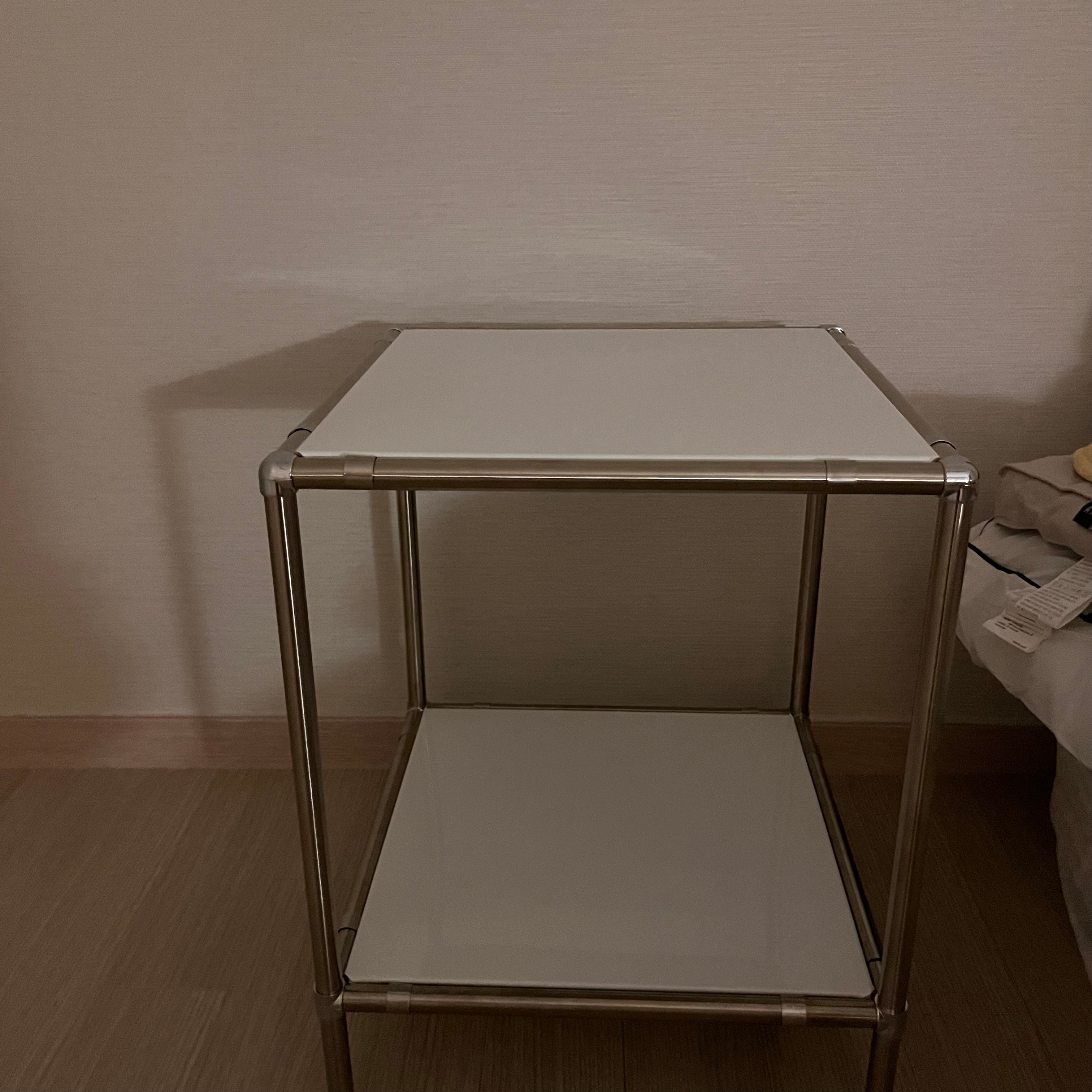 2 Tier Sqaure DIY Modular Storage Side Table user photo