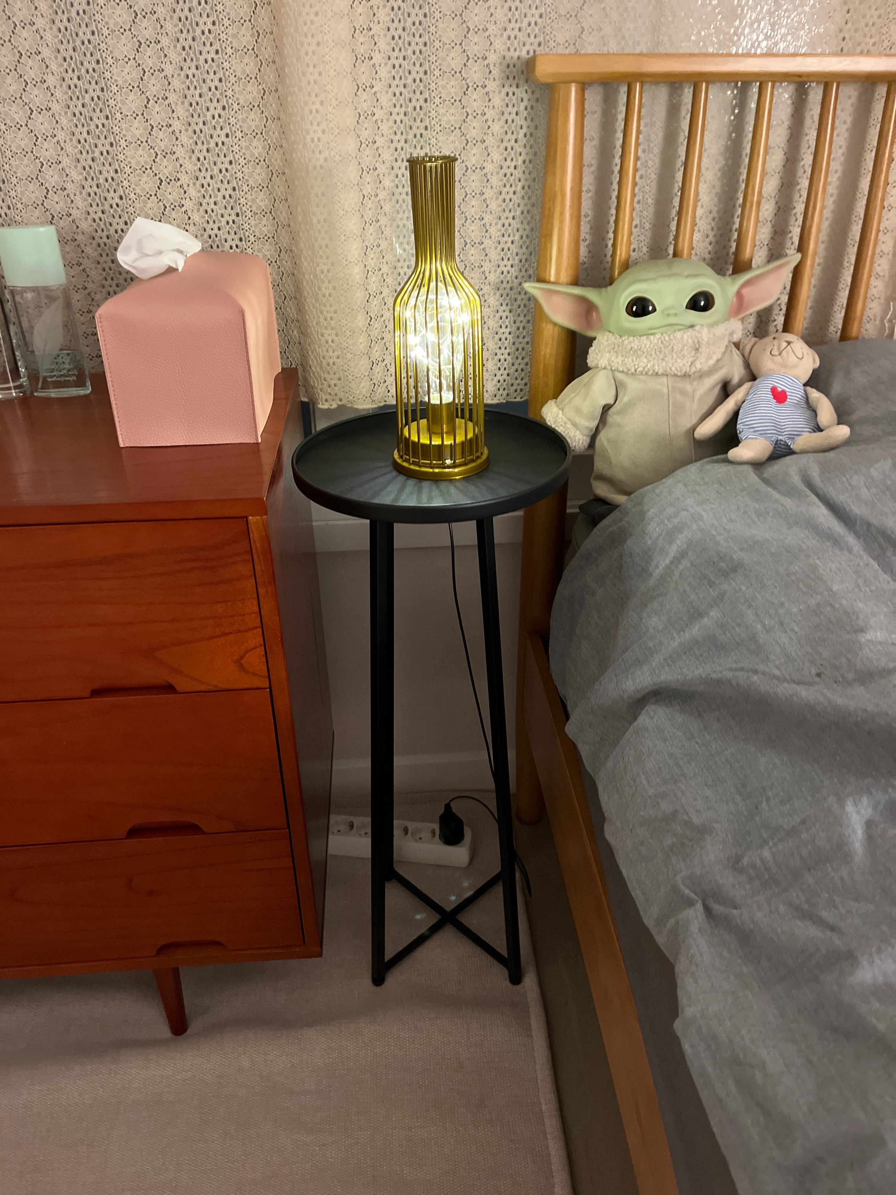 Slim Tall Metal Accent Table user photo
