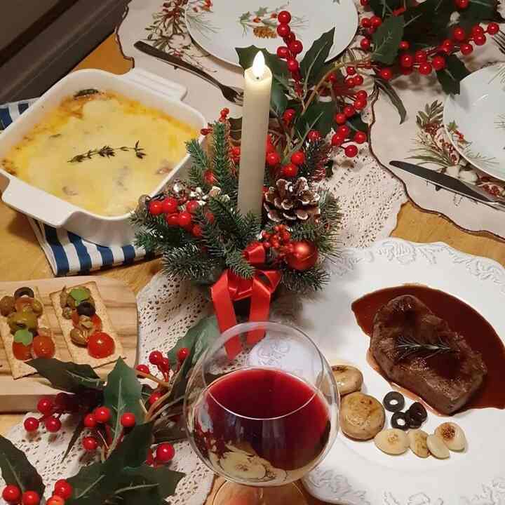 Our house is serious about Christmas 🤗
We used various tableware, food, and food decorations to fill the Christmas atmosphere 😍