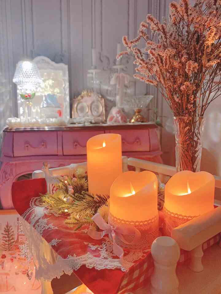 寝室ワンオン、クリスマスムード✨
ポグンポグン〜きれいでいっぱい^^
