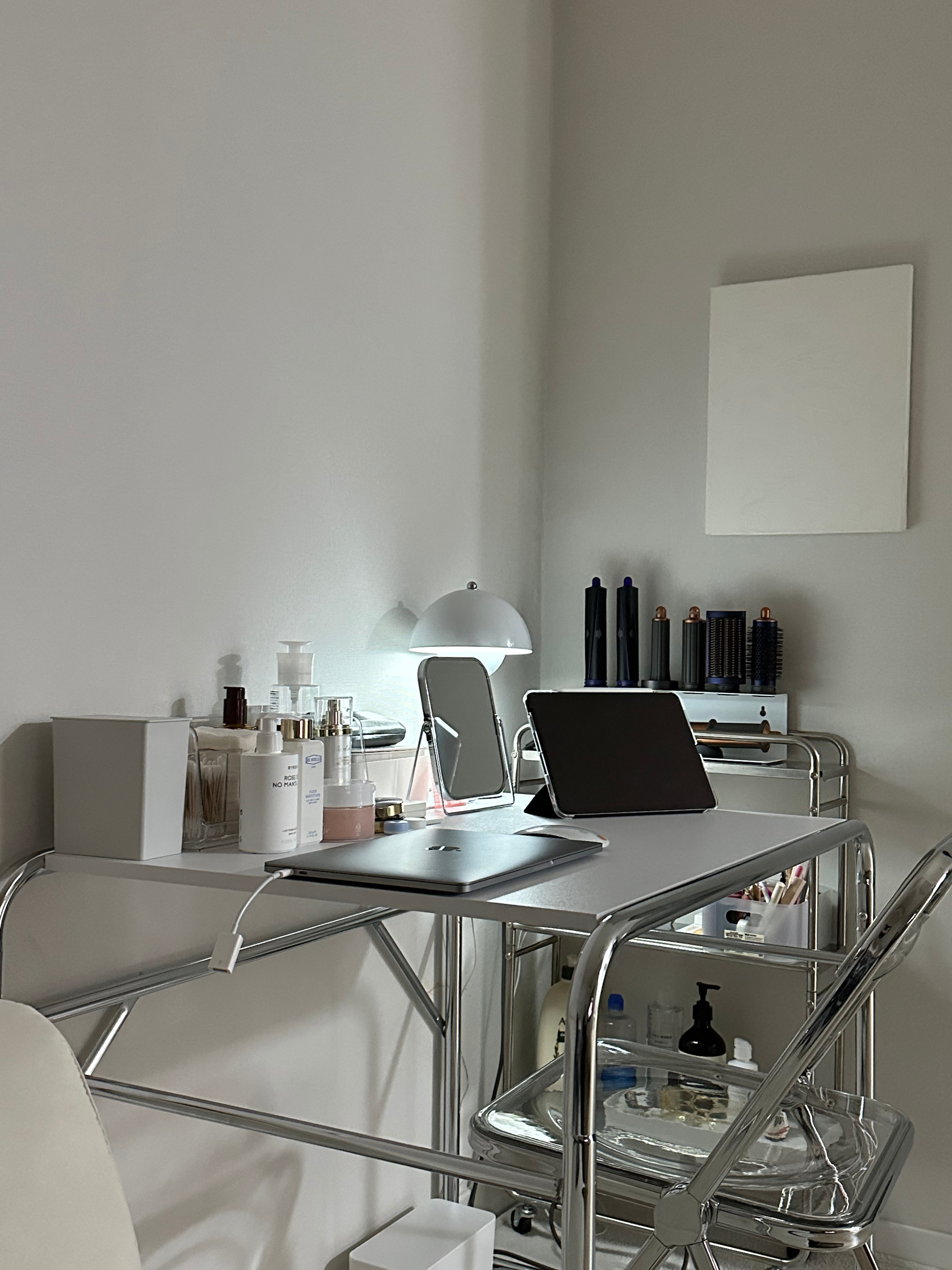 Slim Rolling Metal Storage Cart user photo