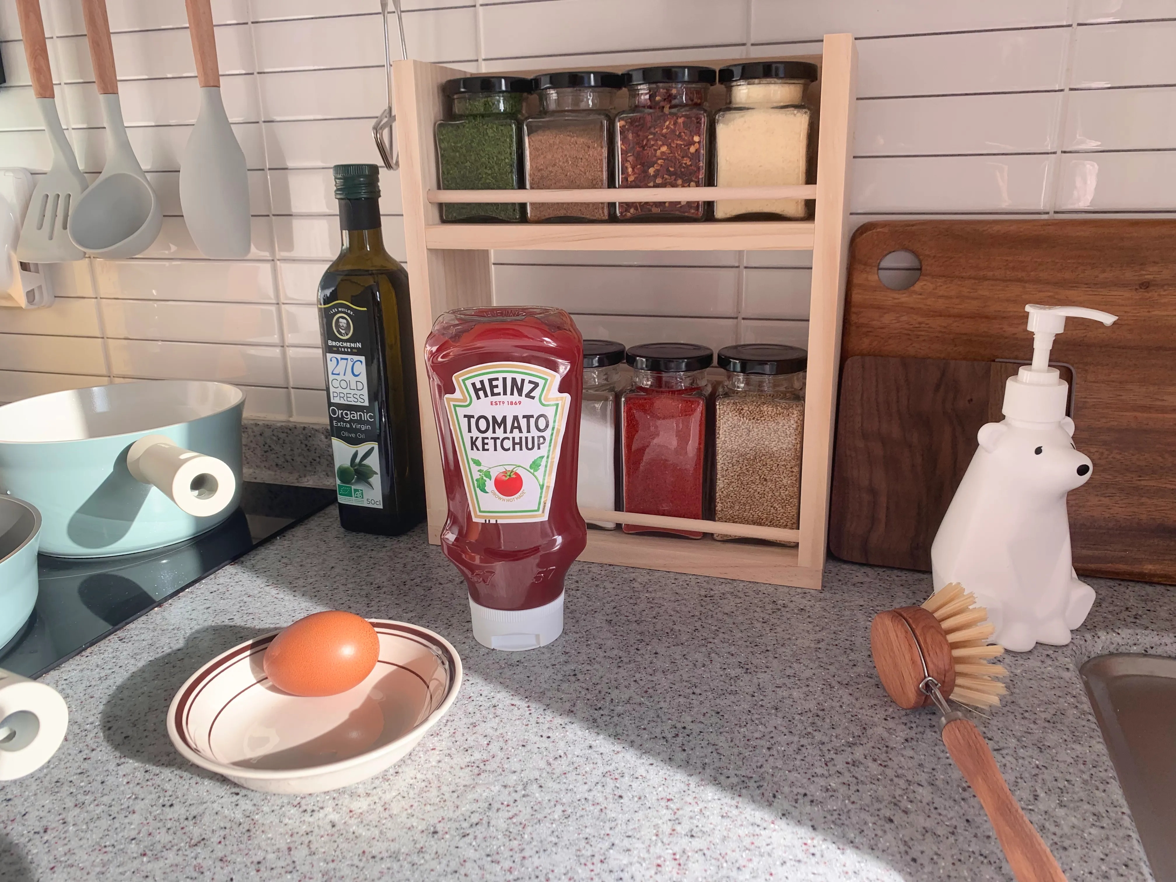 5-Piece Wood & Silicone Kitchen Utensil Set user photo
