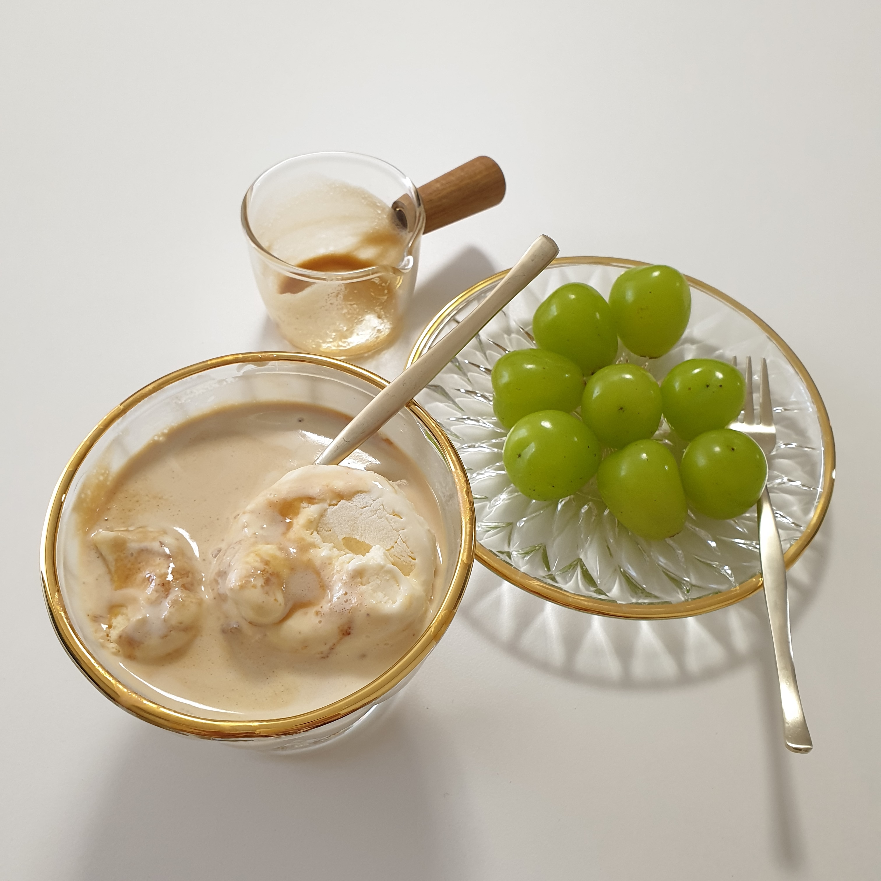 Satin Gold Dessert Cutlery 10-Piece Set user photo