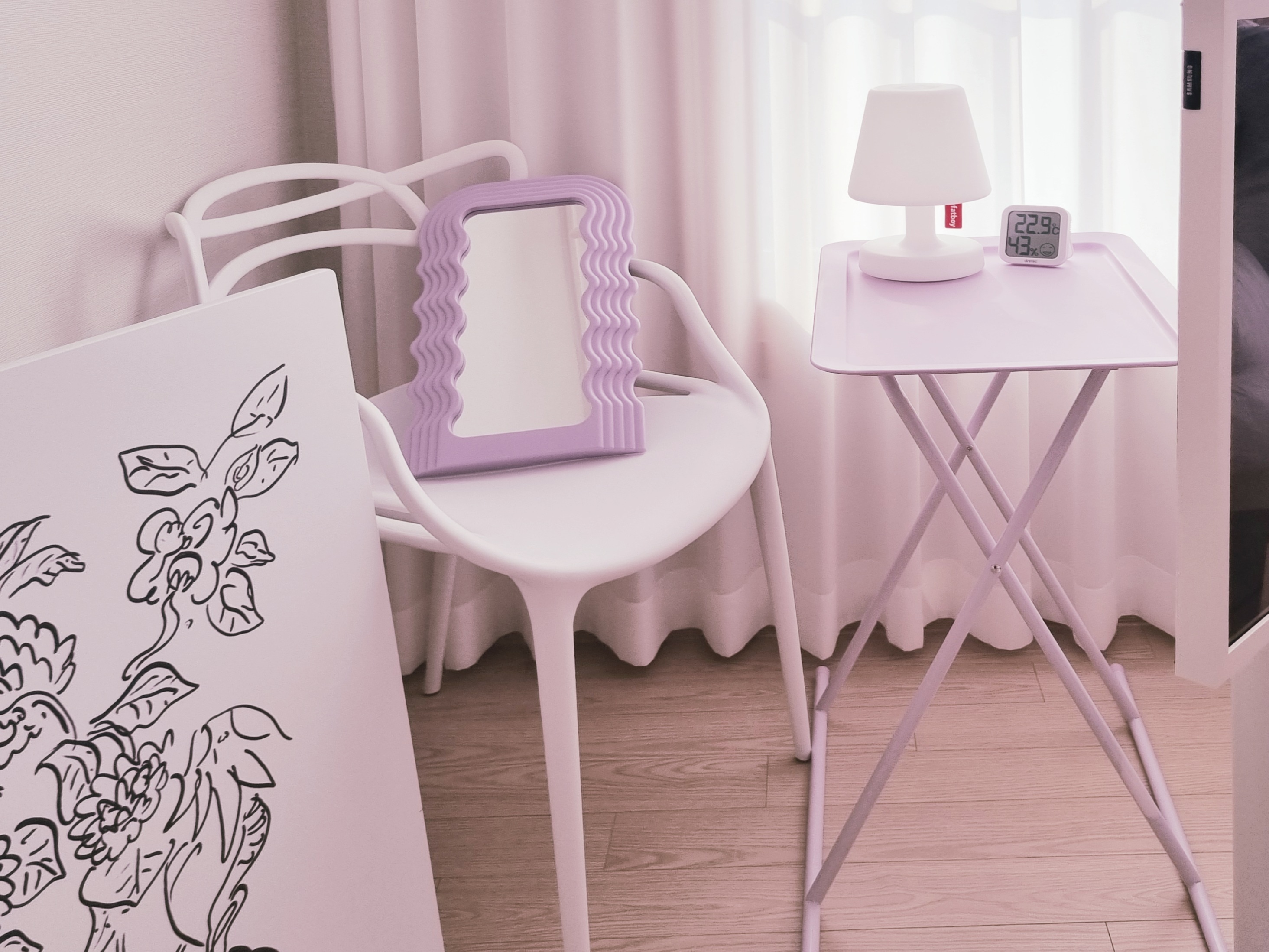 Foldable Steel Side Table user photo