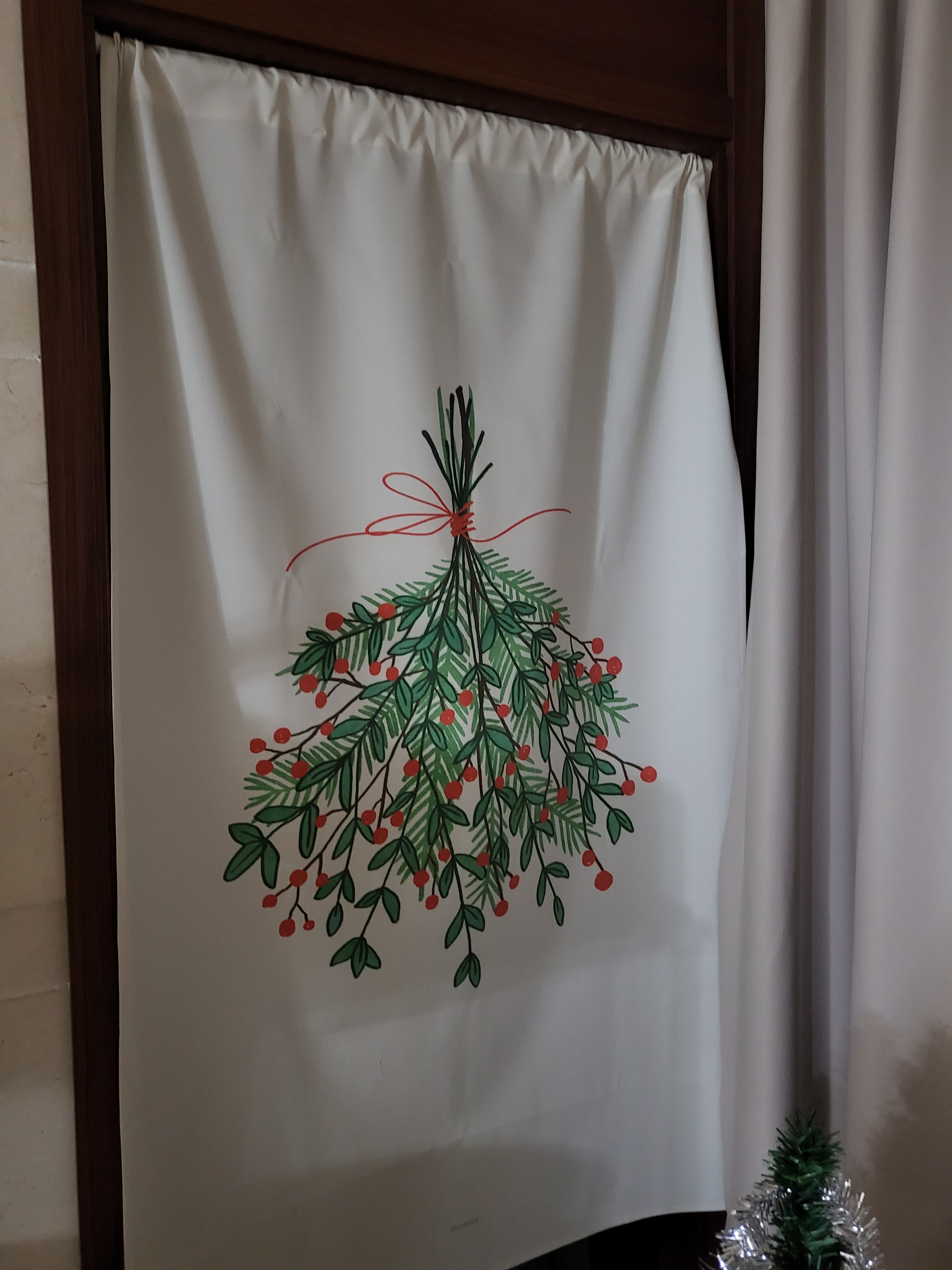 Christmas Bouquet Door Curtain user photo