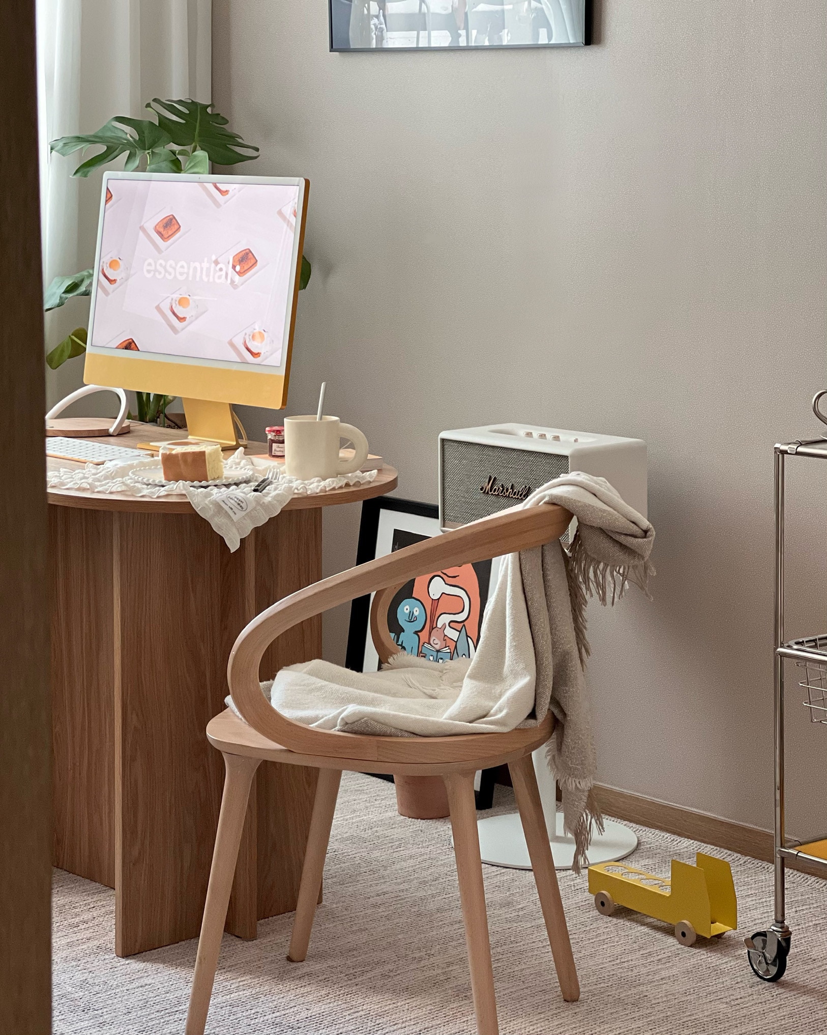 【woodray】ホームカフェ 半楕円 テーブル 800 woodray】ホームカフェ 半楕円 テーブル 800(2色) (woodray/机