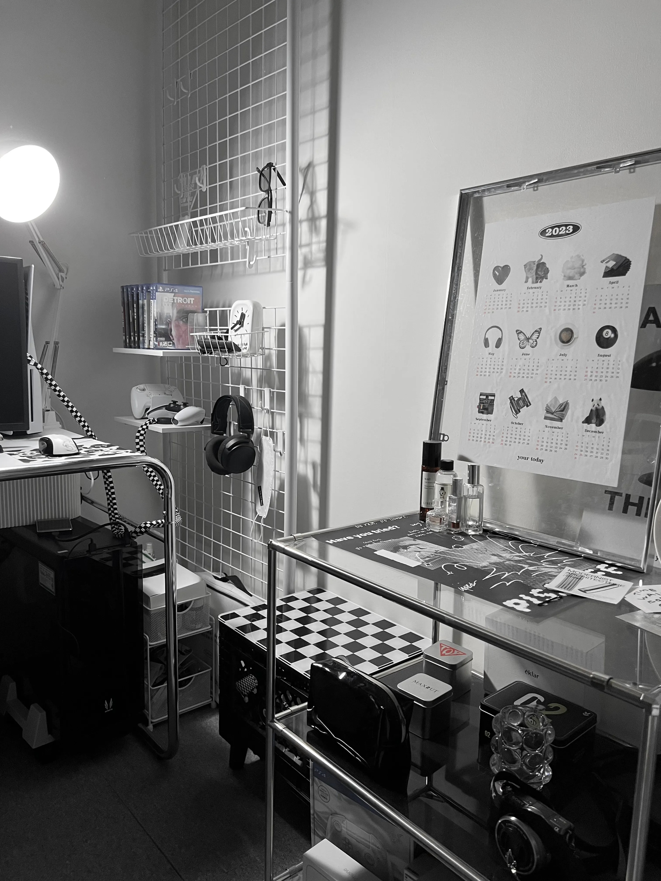 O'gre 3段 モジュール ガラス ラック スチール| Ohouse(オーハウス)