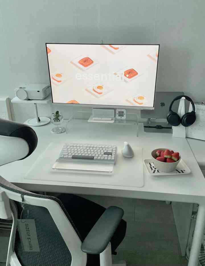 アクリル モニター台を使ったコーディネート 2