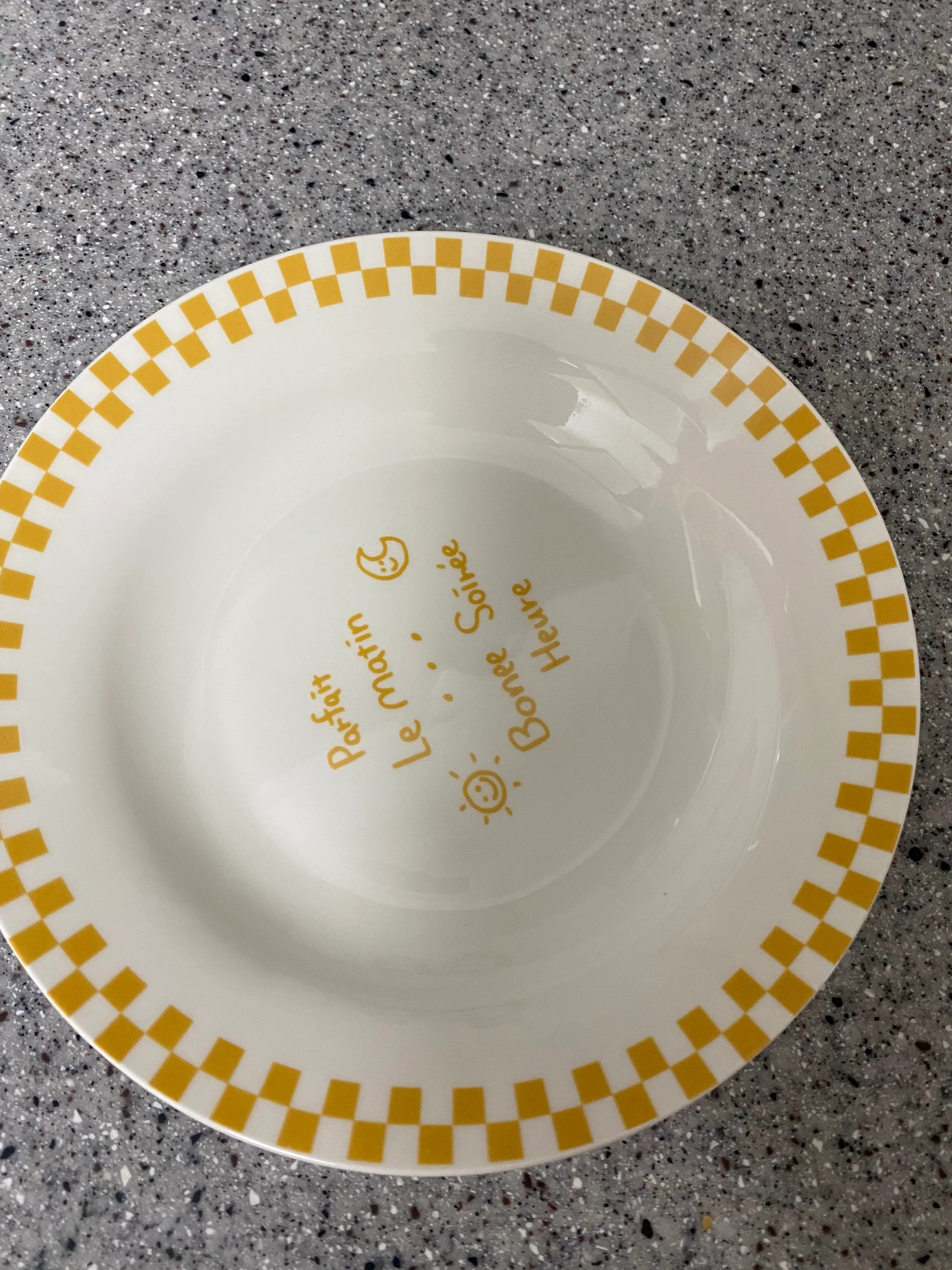 Retro Check Café Plate Set - 2pc user photo