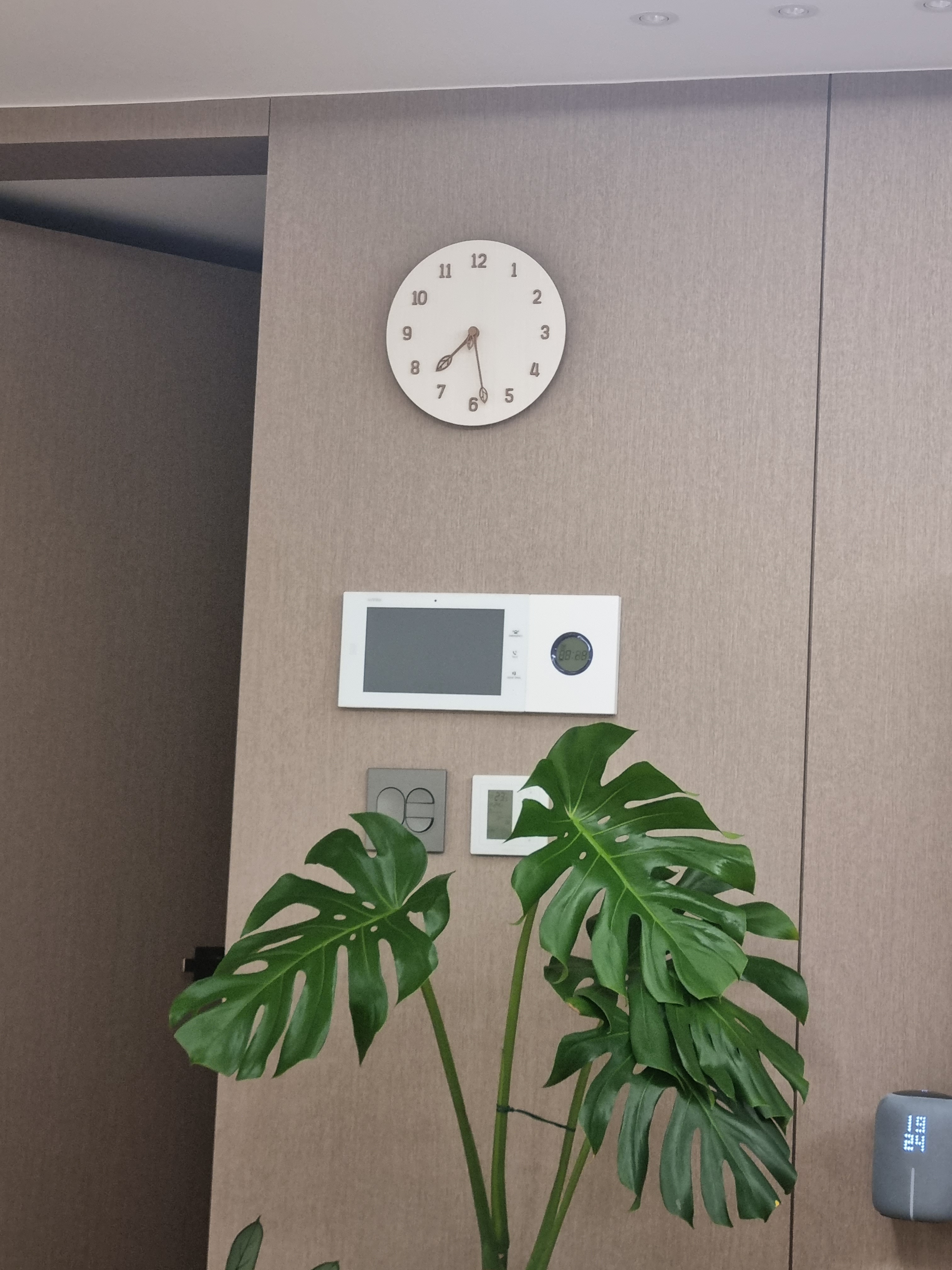Wood Nature Leaf Wall Clock user photo